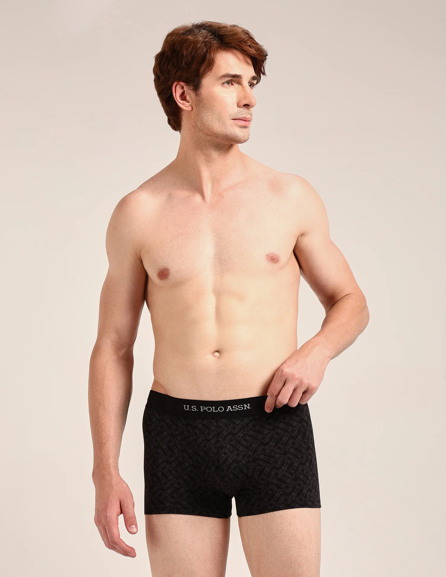 Printed Cotton Stretch Essential OET23 Trunk - Pack Of 2 - Image 4