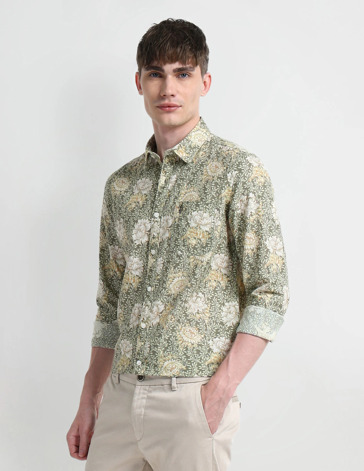 Floral Slim Fit Shirt - Image 4