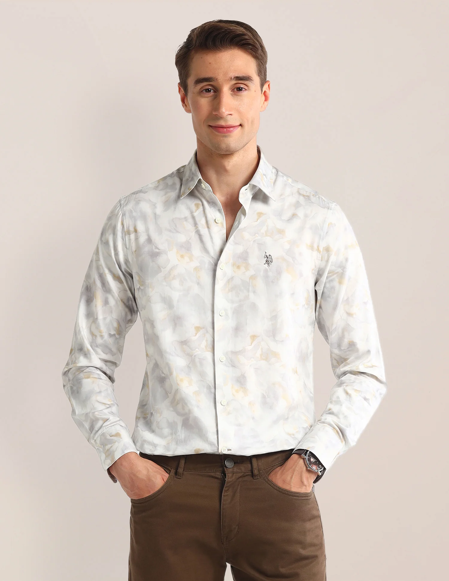 Abstract Regular Fit Shirt - Image 6
