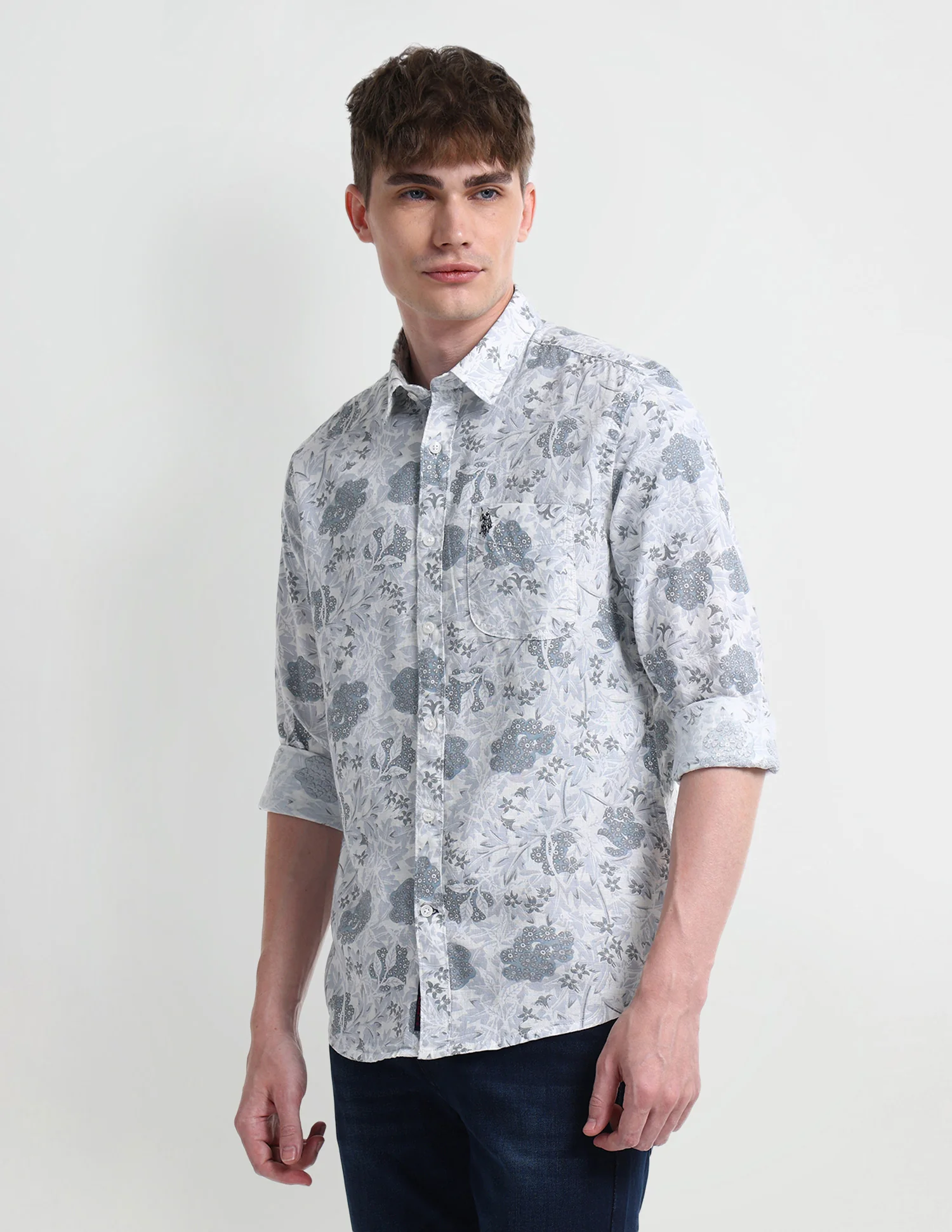 Floral Slim Fit Shirt - Image 4