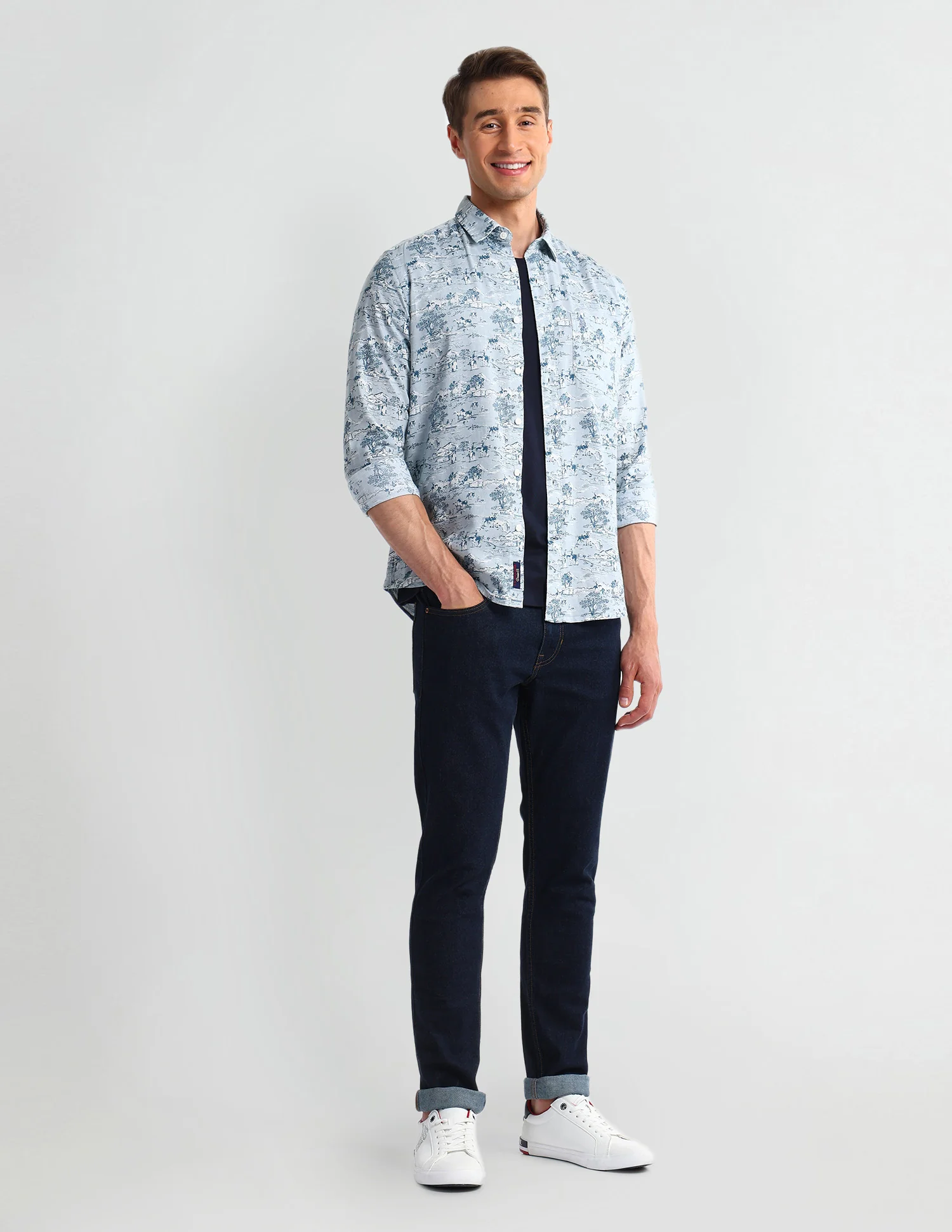 All-over Slim Fit Shirt - Image 3