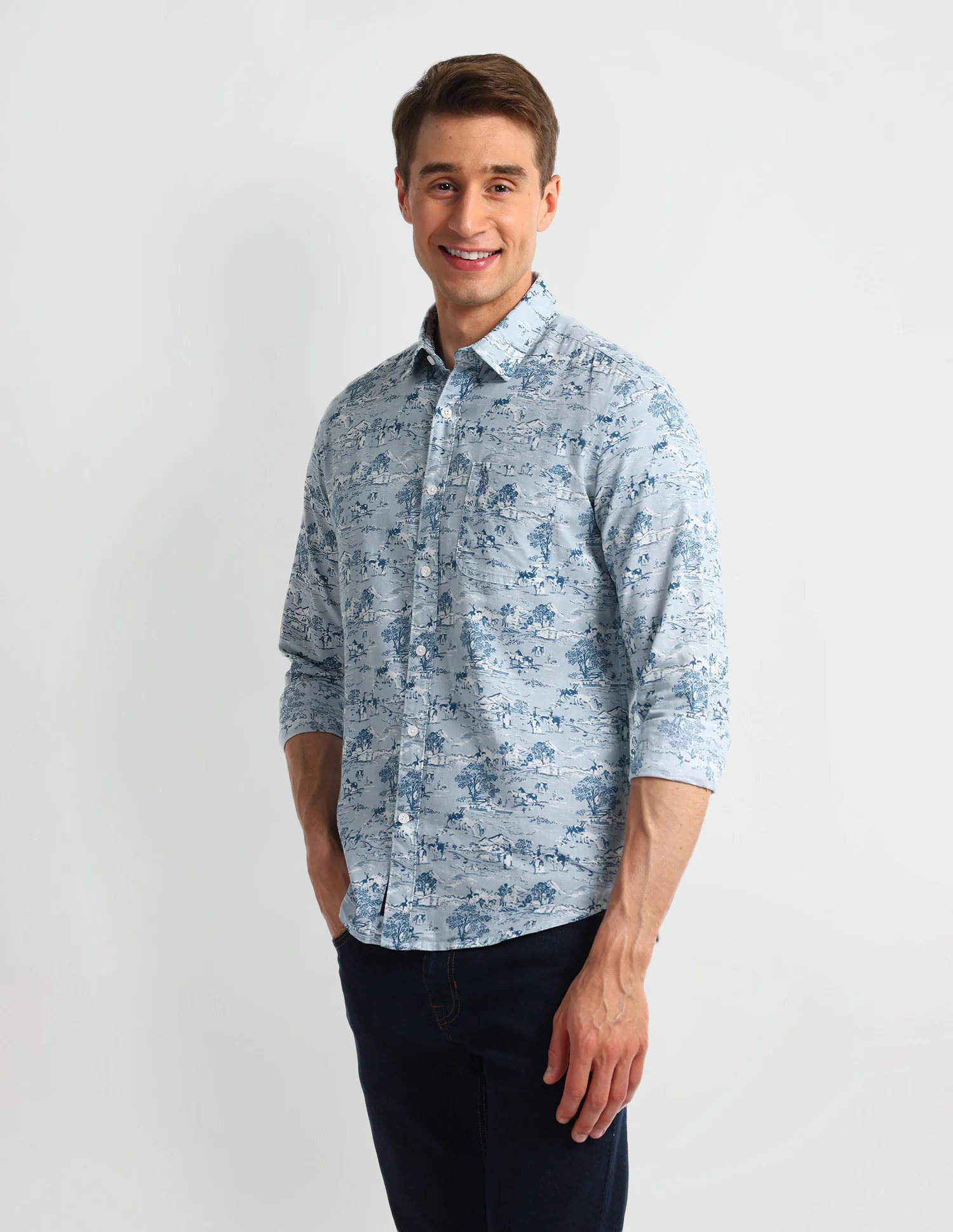 All-over Slim Fit Shirt - Image 4