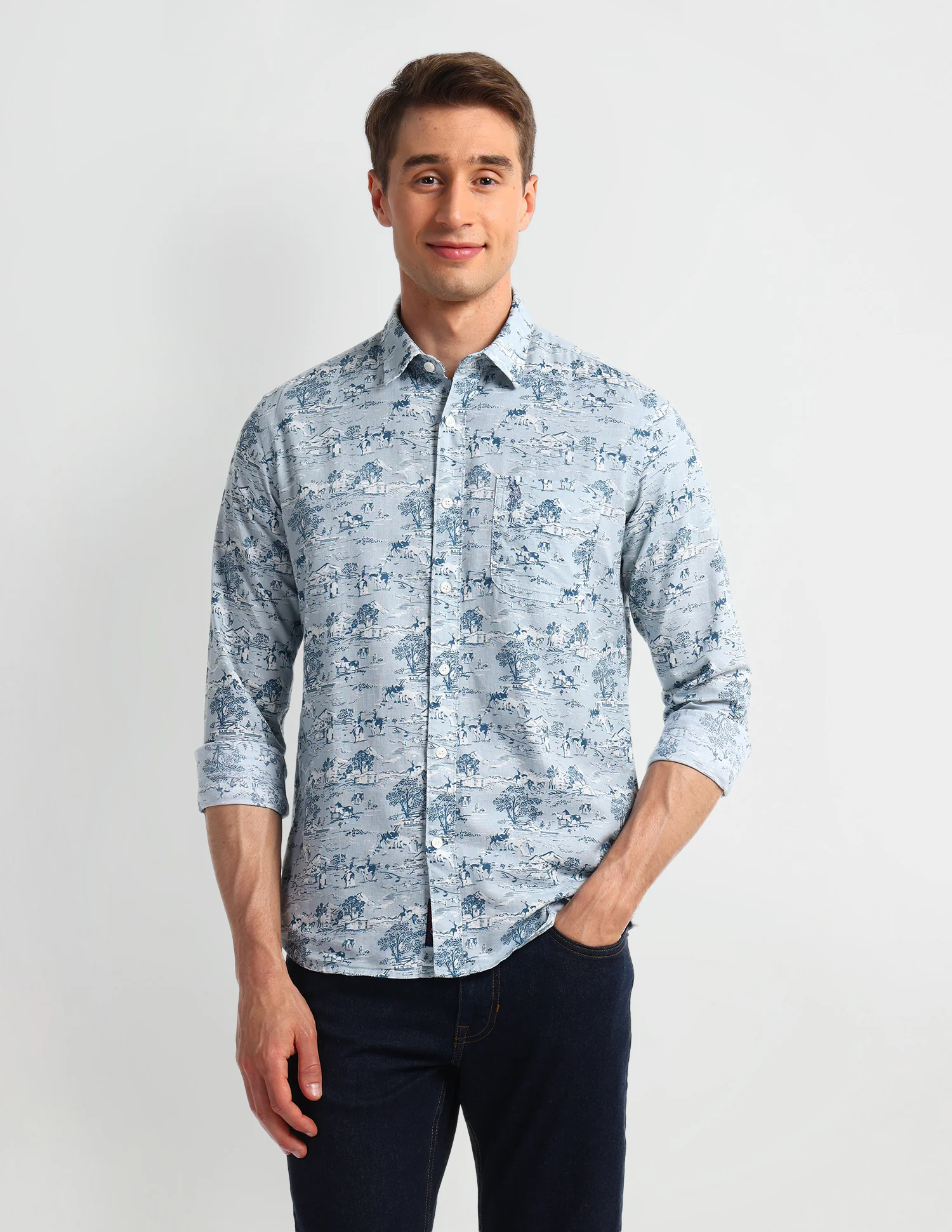 All-over Slim Fit Shirt - Image 6