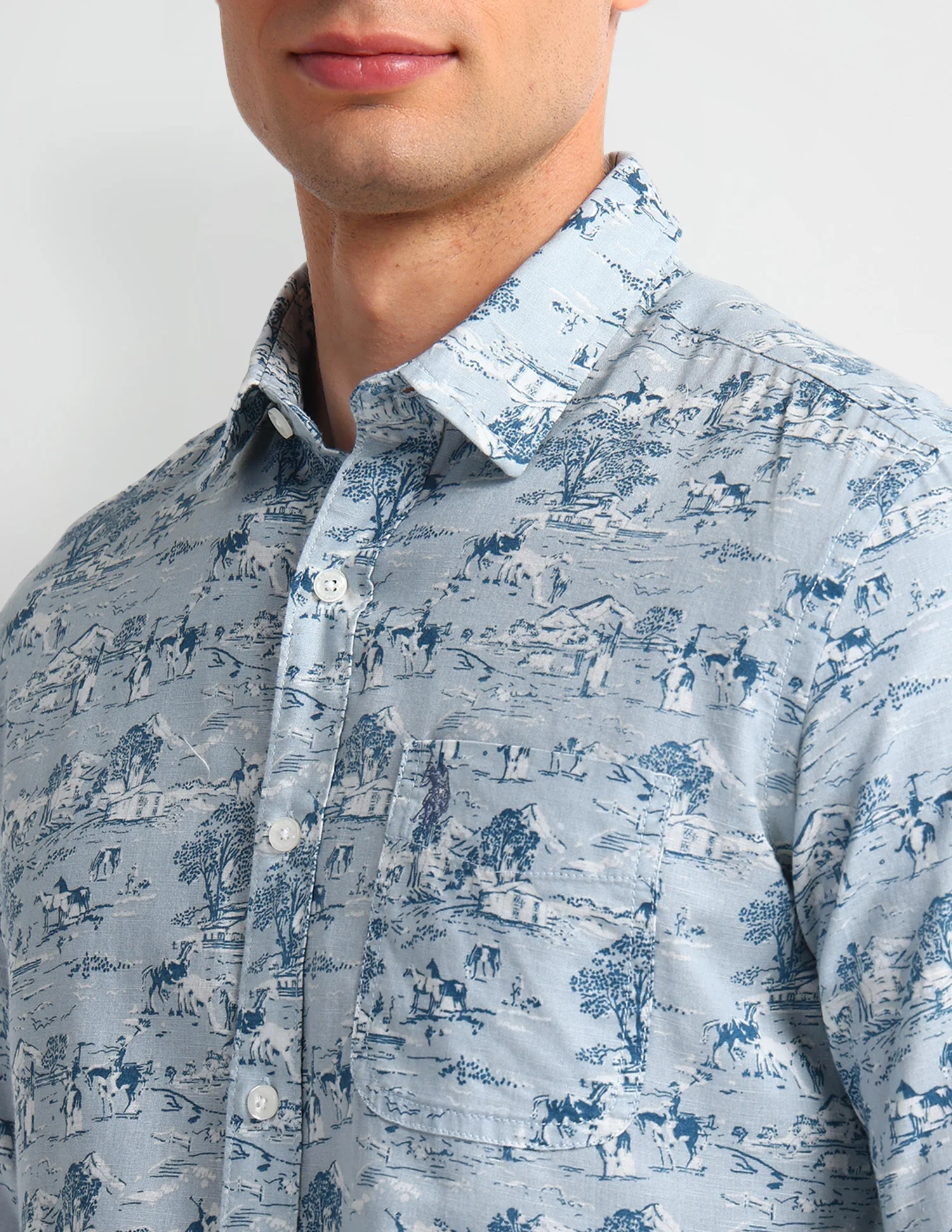 All-over Slim Fit Shirt - Image 7