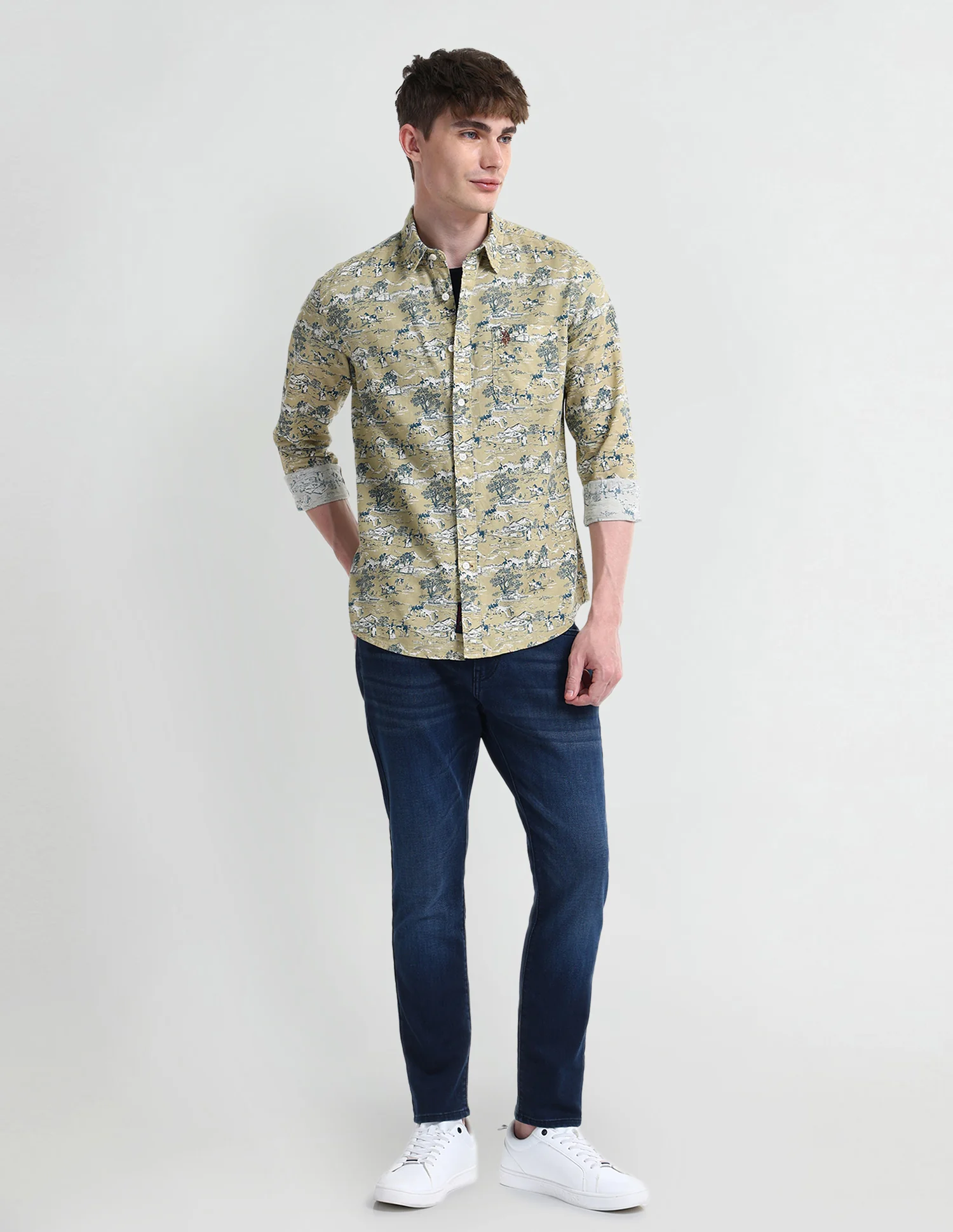 All-over Slim Fit Shirt - Image 3