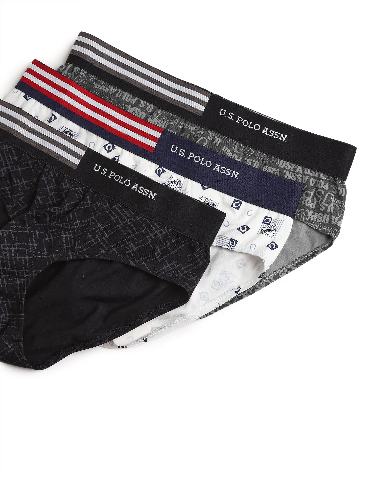 Printed Low Rise OEB20 Briefs - Pack Of 3 - Image 2