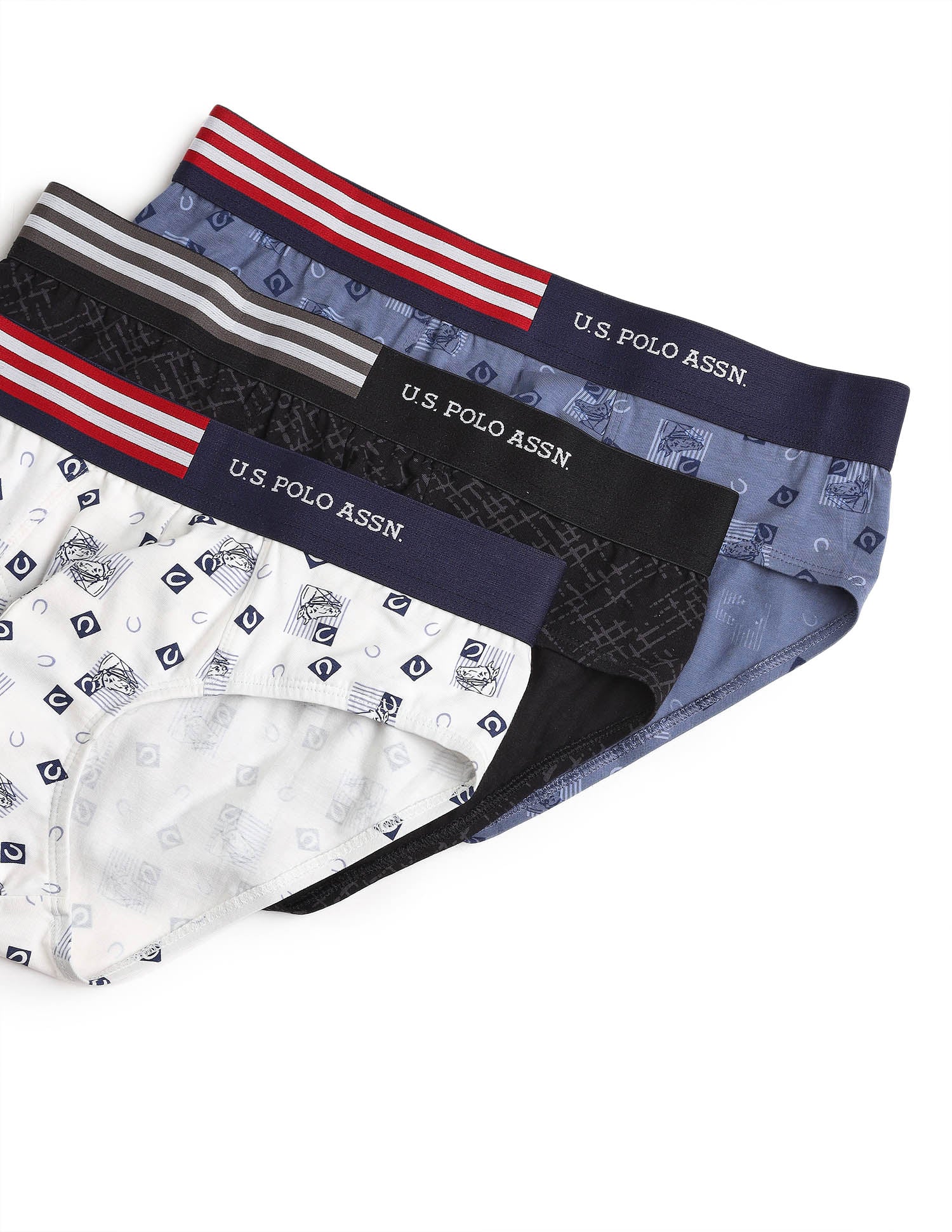 Printed Low Rise OEB20 Briefs - Pack Of 3 - Image 2