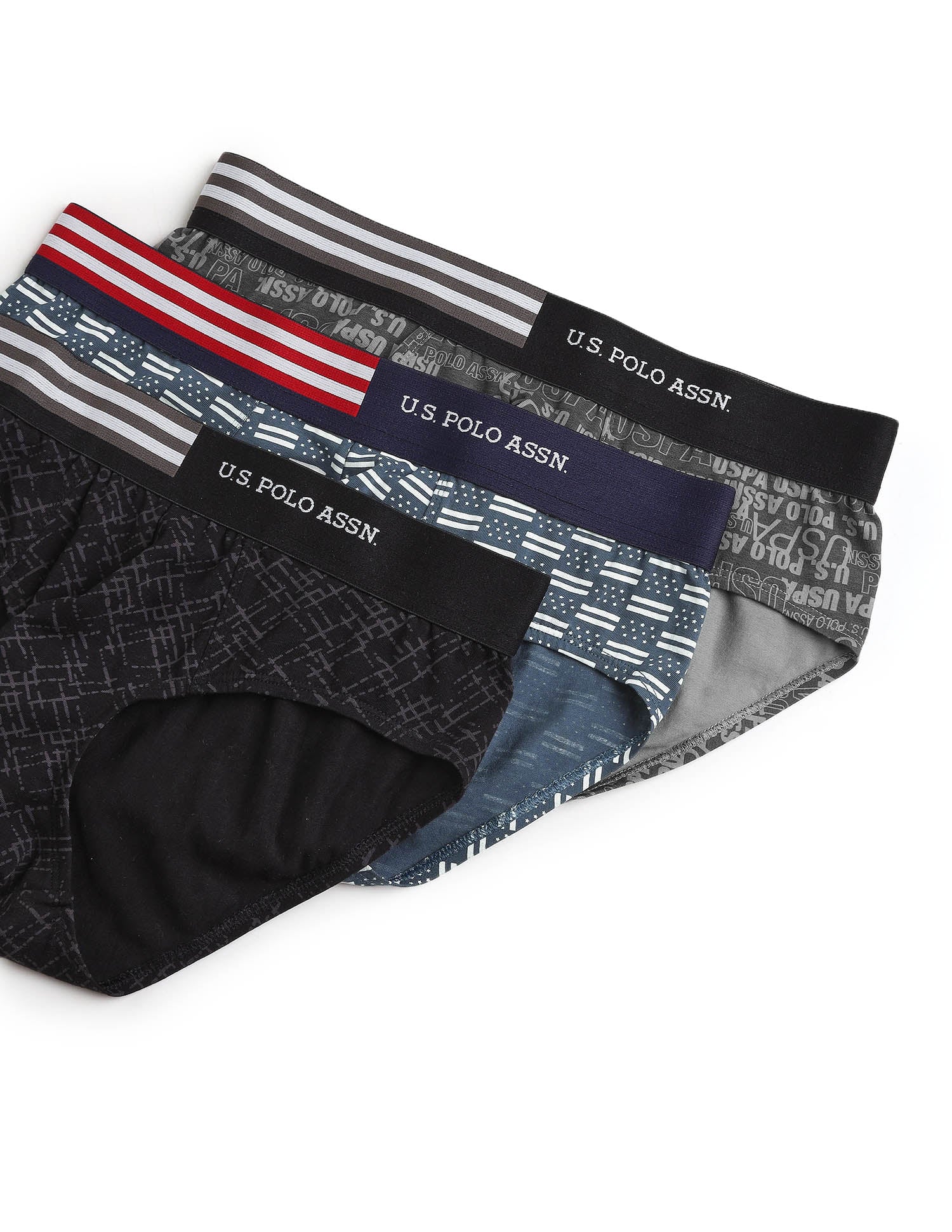 Printed Low Rise OEB20 Briefs - Pack Of 3 - Image 2