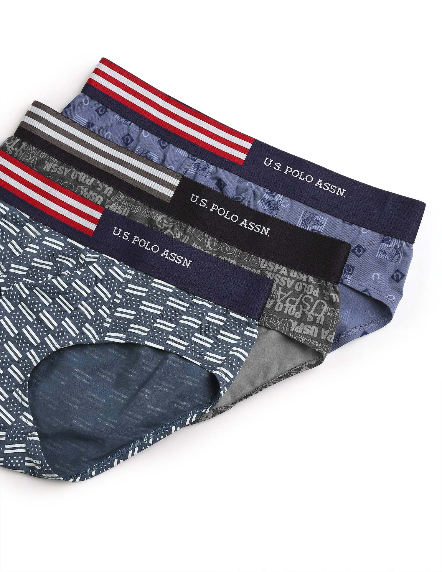 Printed Low Rise OEB20 Briefs - Pack Of 3 - Image 2