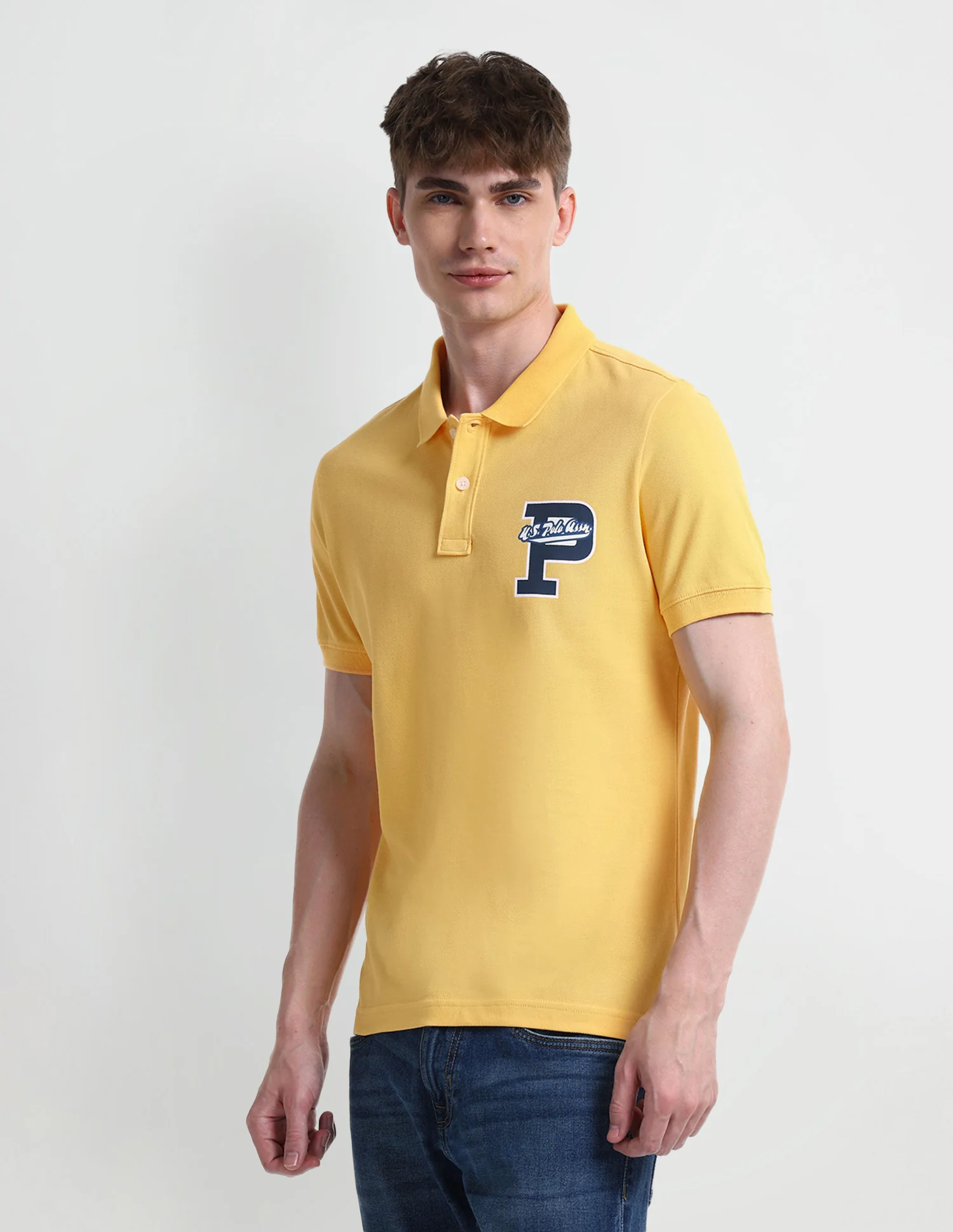 Typography Regular Fit Polo Shirt - Image 4
