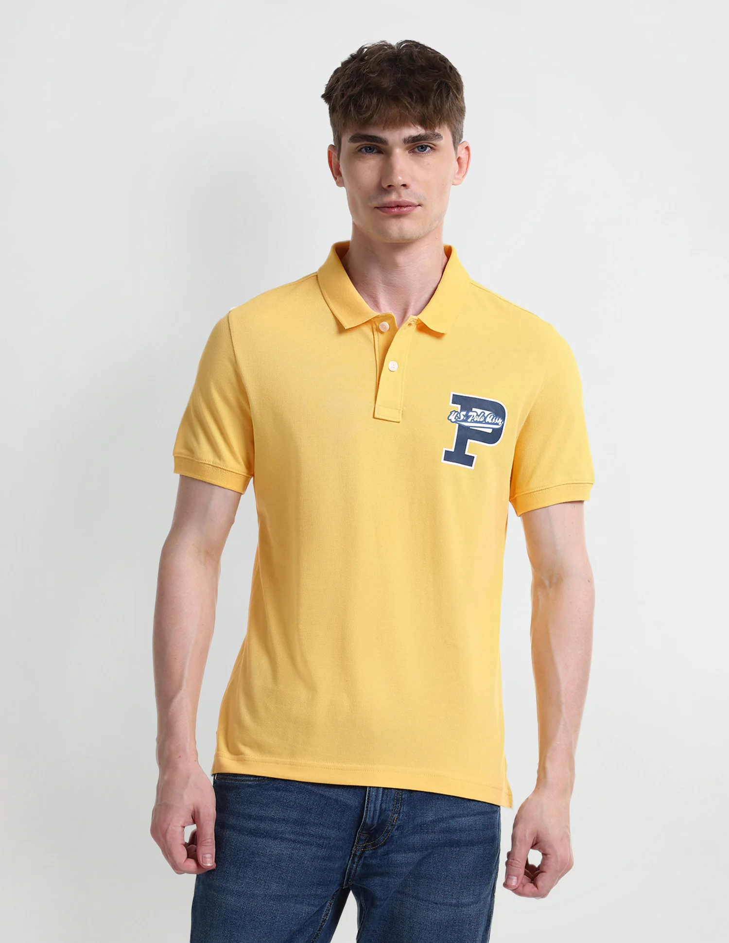 Typography Regular Fit Polo Shirt - Image 6