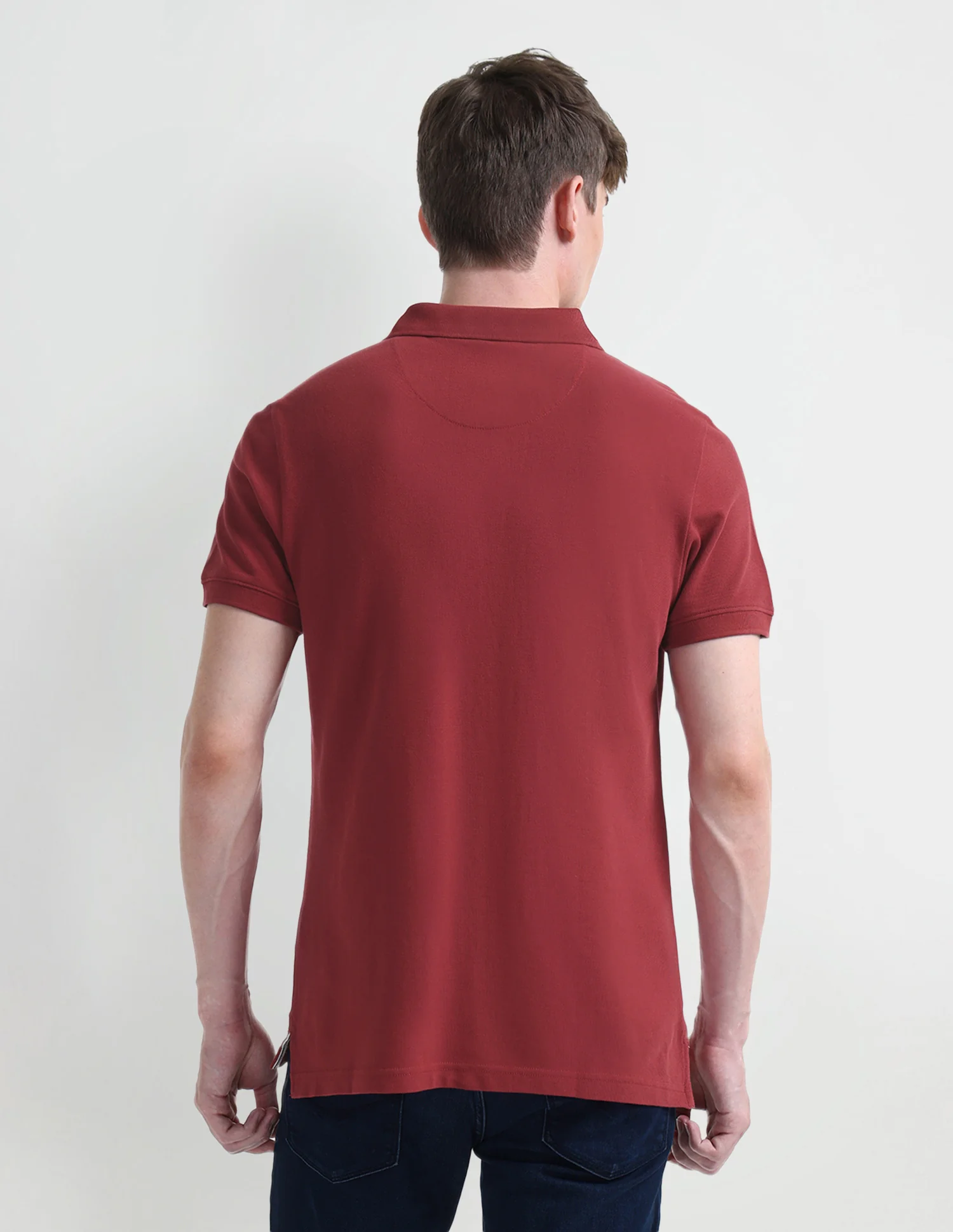 Typography Regular Fit Polo Shirt - Image 5