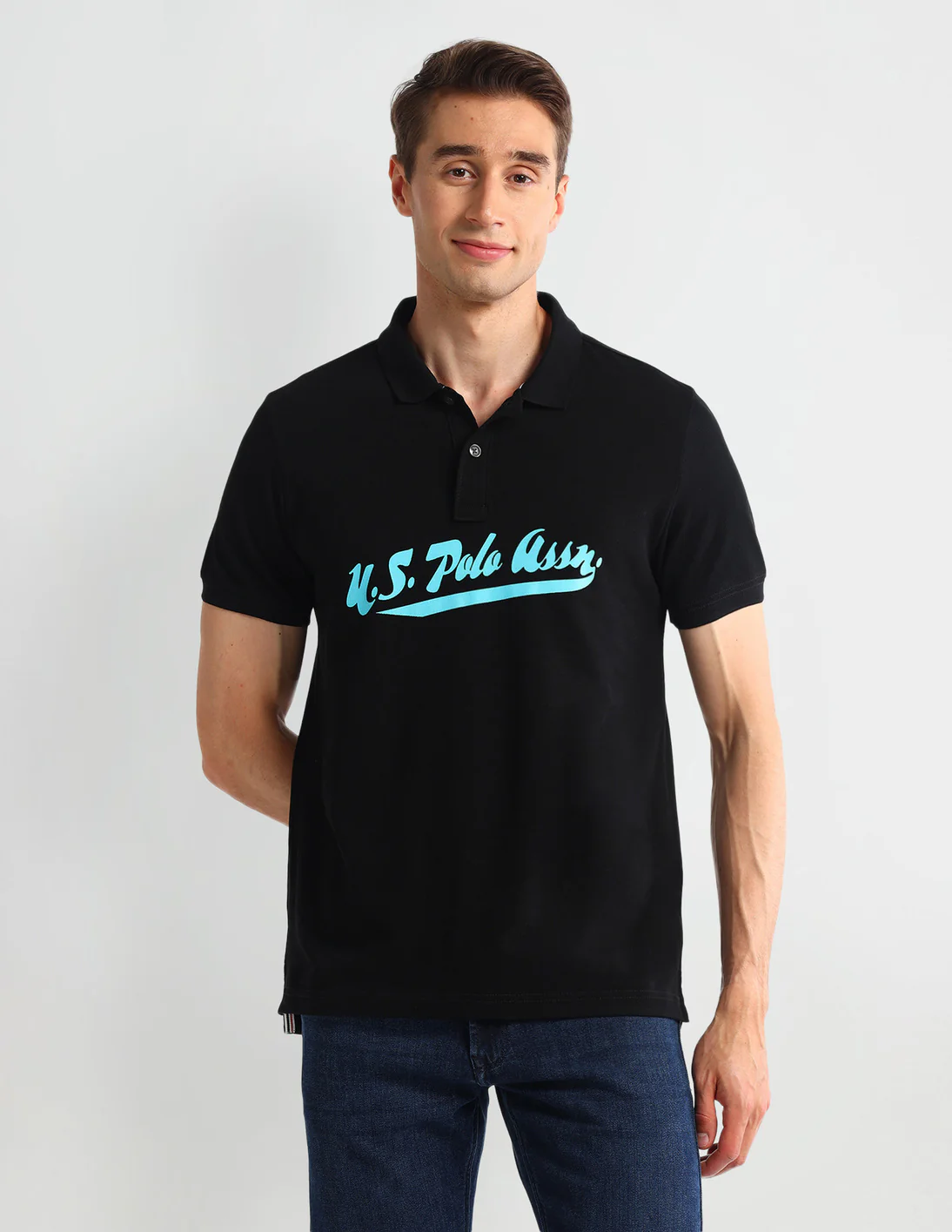 Typography Regular Fit Polo Shirt - Image 6