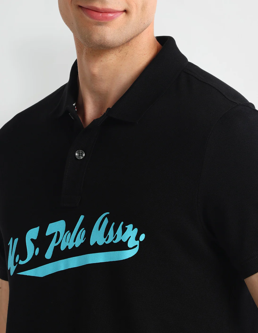 Typography Regular Fit Polo Shirt - Image 7