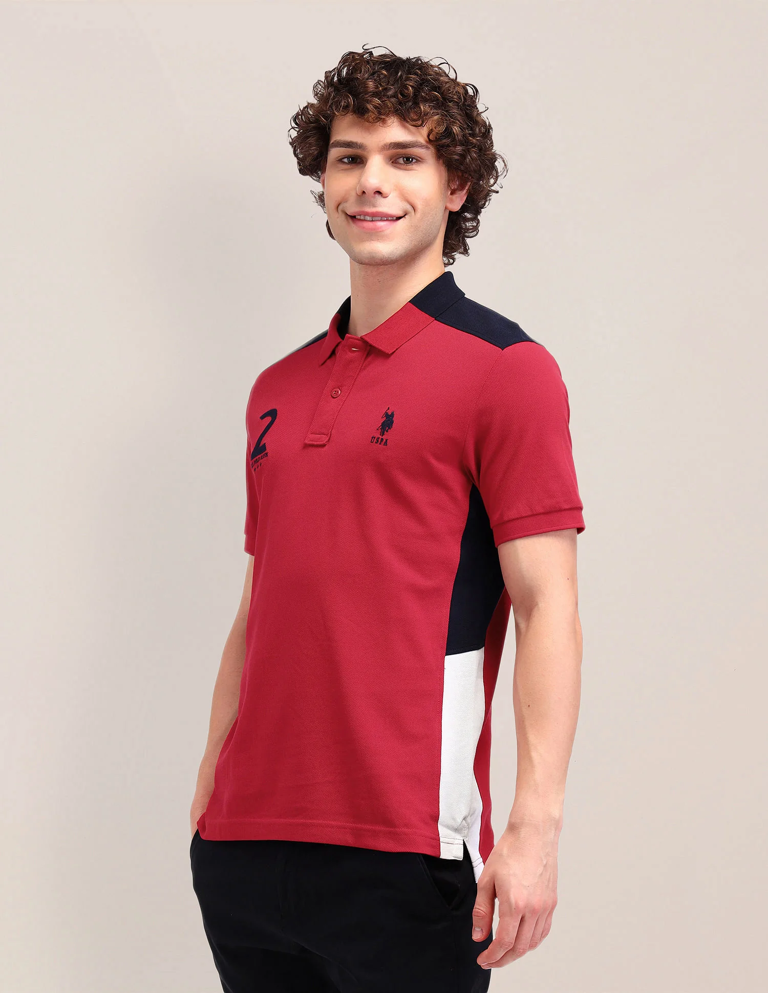 Printed Slim Fit Polo Shirt - Image 4