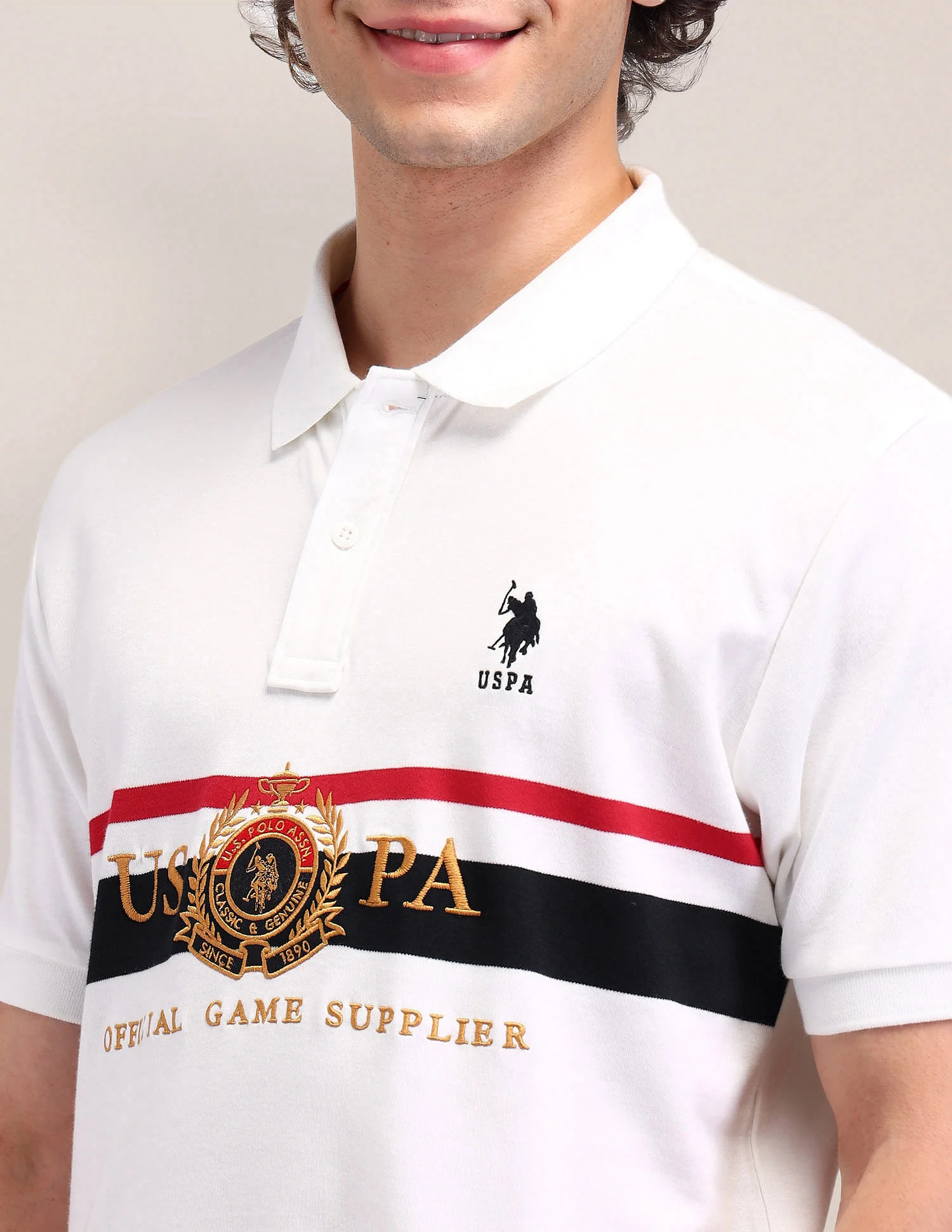 Printed Slim Fit Polo Shirt - Image 7