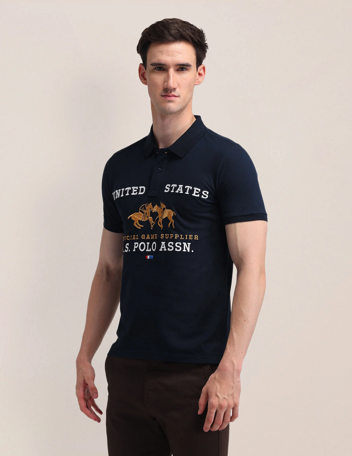 Printed Slim Fit Polo Shirt - Image 4