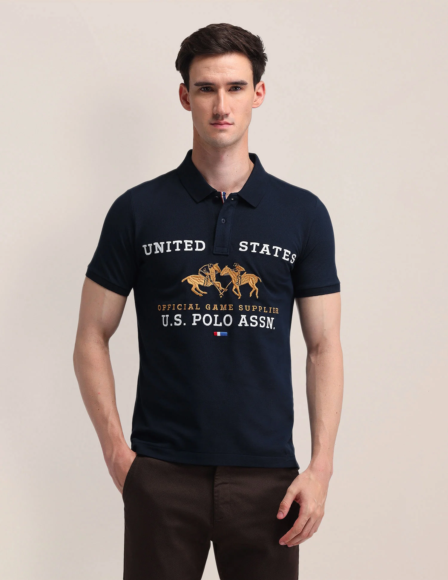 Printed Slim Fit Polo Shirt - Image 6