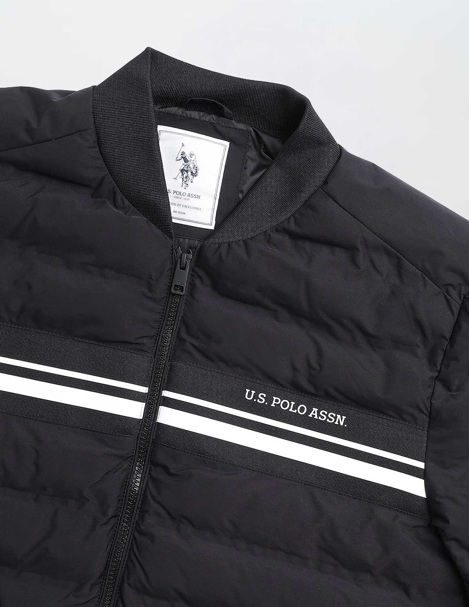 Puffer Baseball Collar Regular Fit Jacket - Image 2