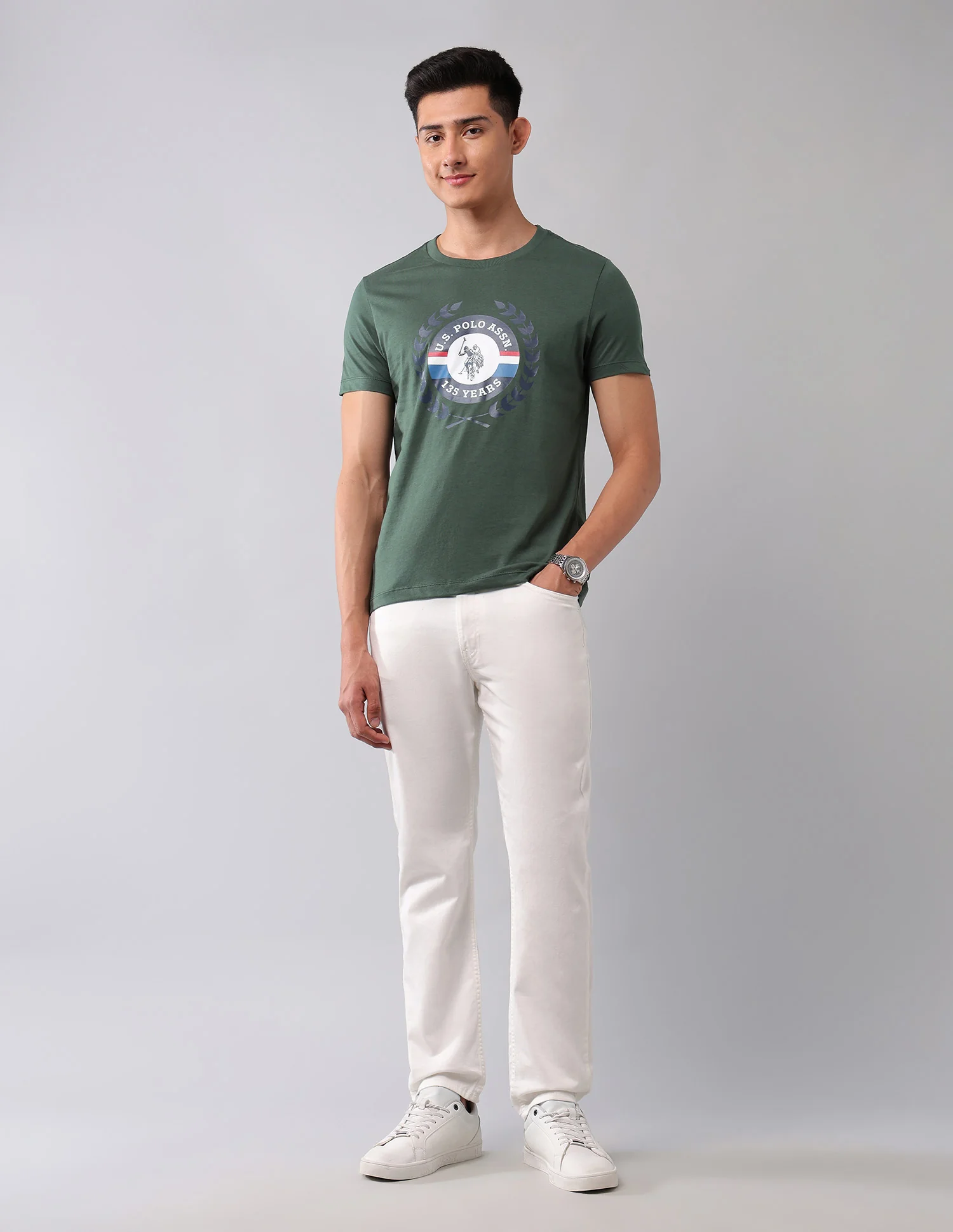 Pure Cotton Brand Printed T-Shirt - Image 3