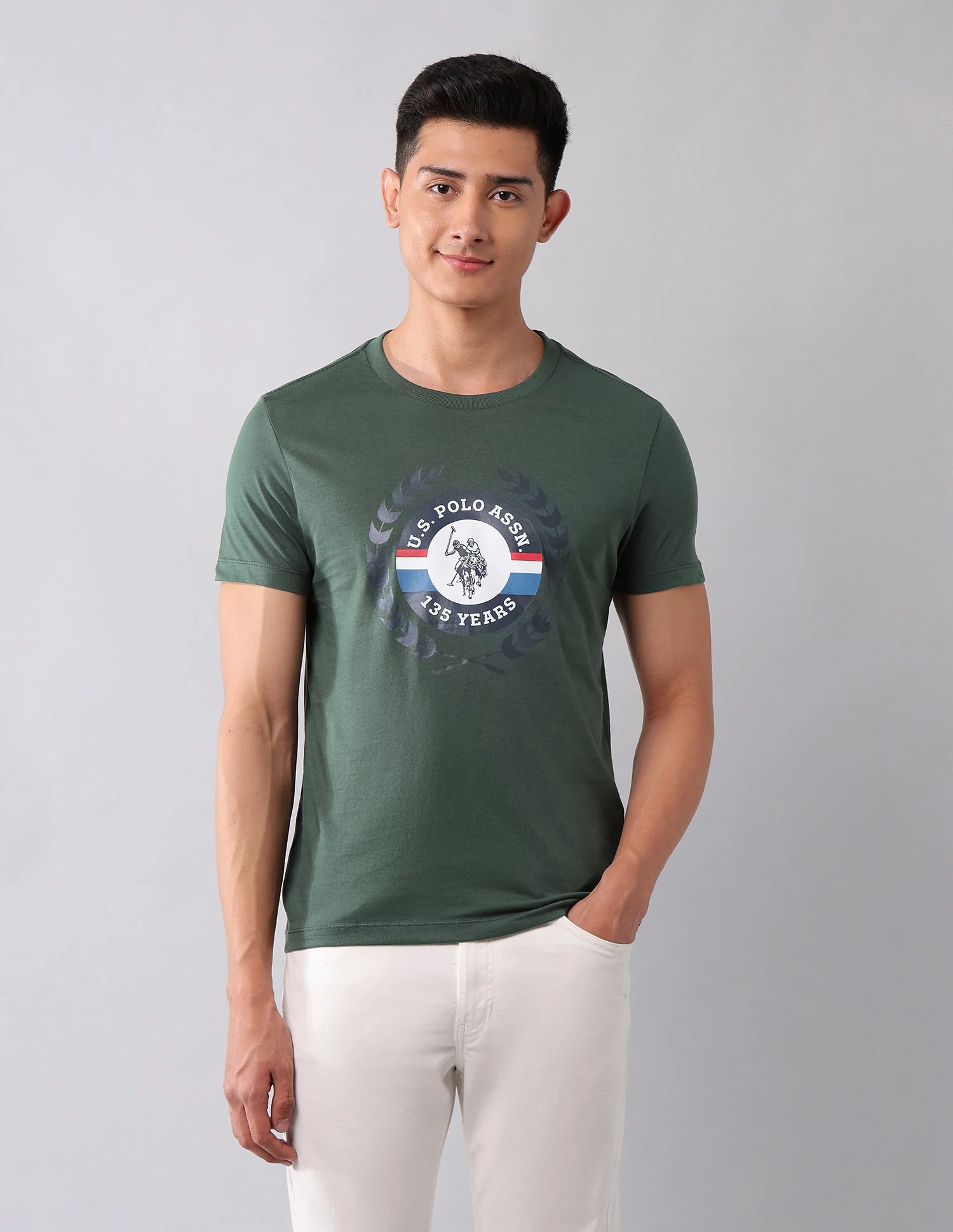 Pure Cotton Brand Printed T-Shirt - Image 6