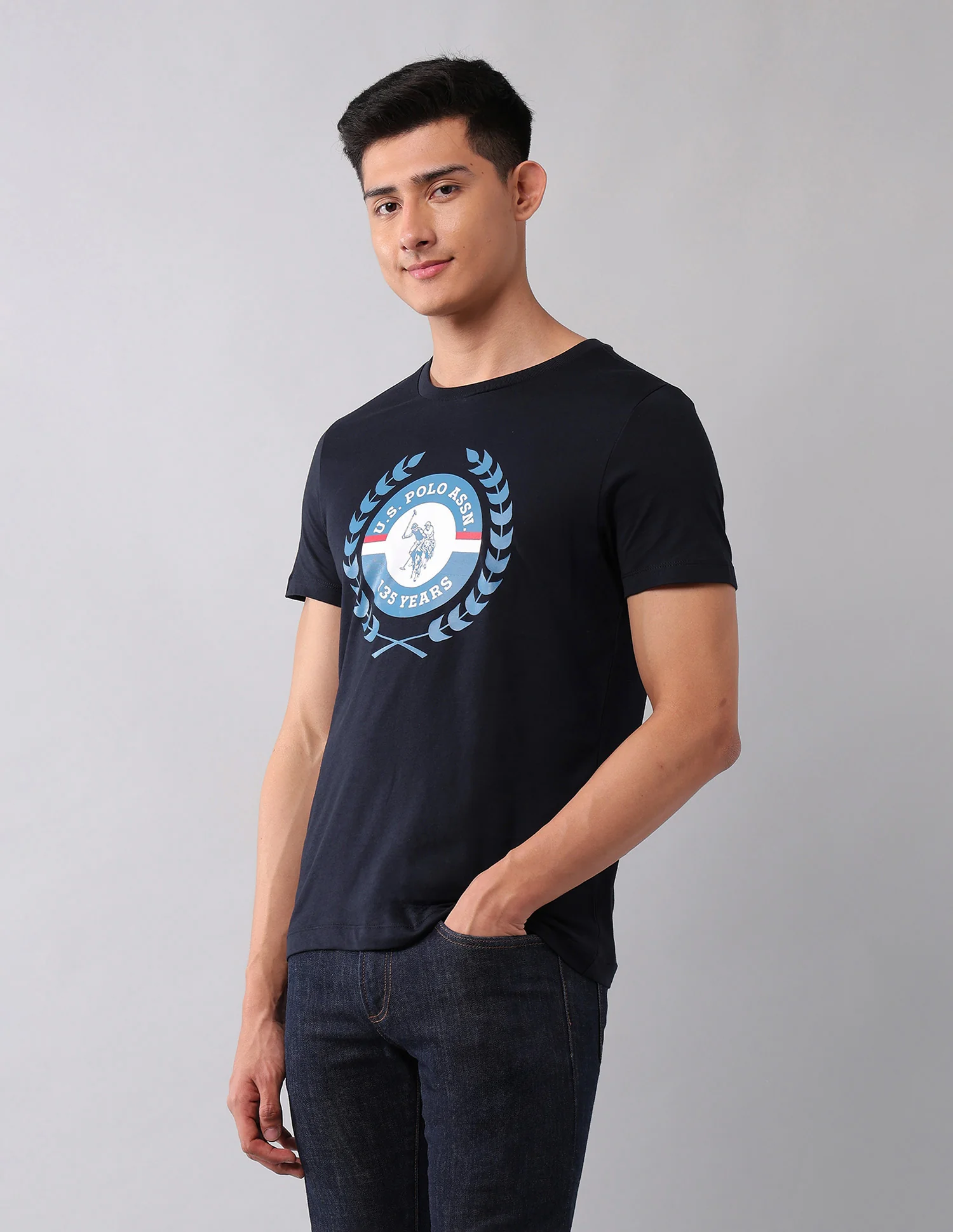 Pure Cotton Brand Printed T-Shirt - Image 4