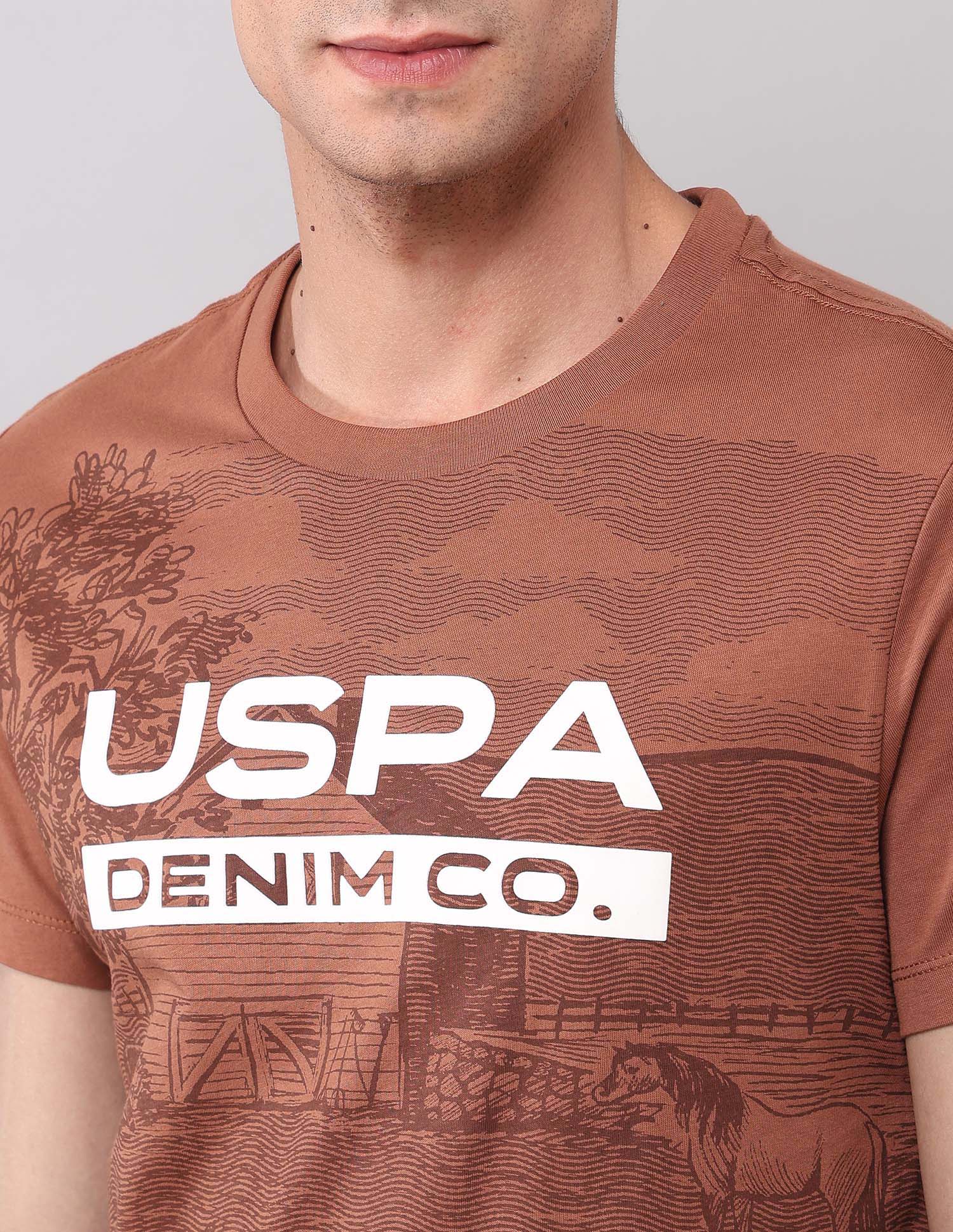 Pure Cotton Brand Printed T-Shirt - Image 7