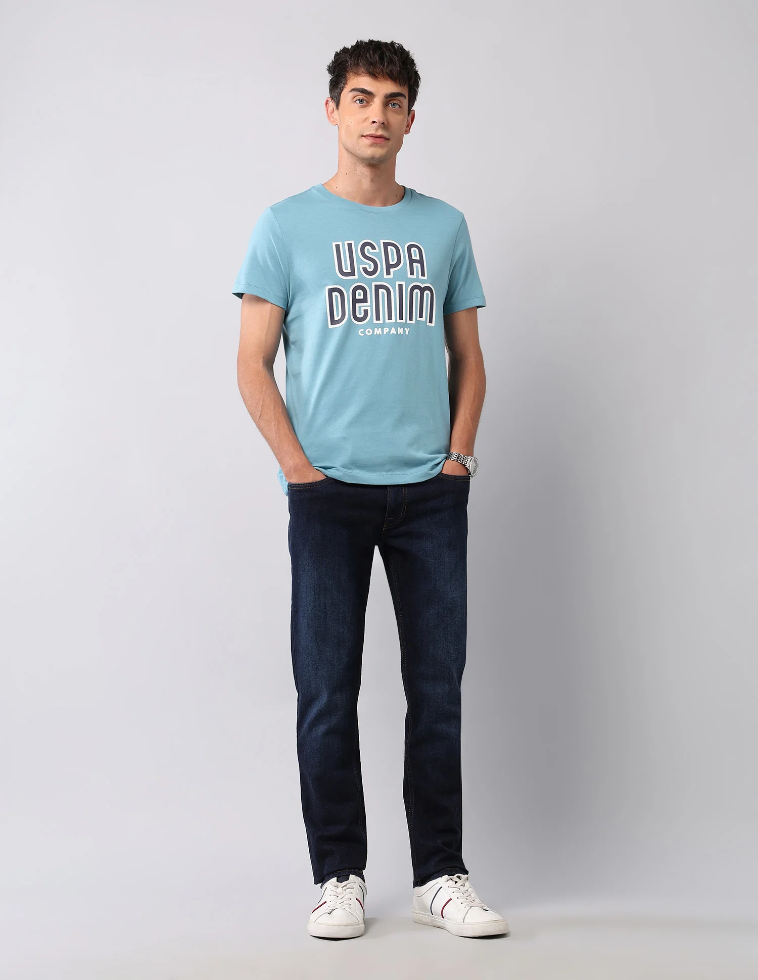 Pure Cotton Brand Printed T- Shirt - Image 3