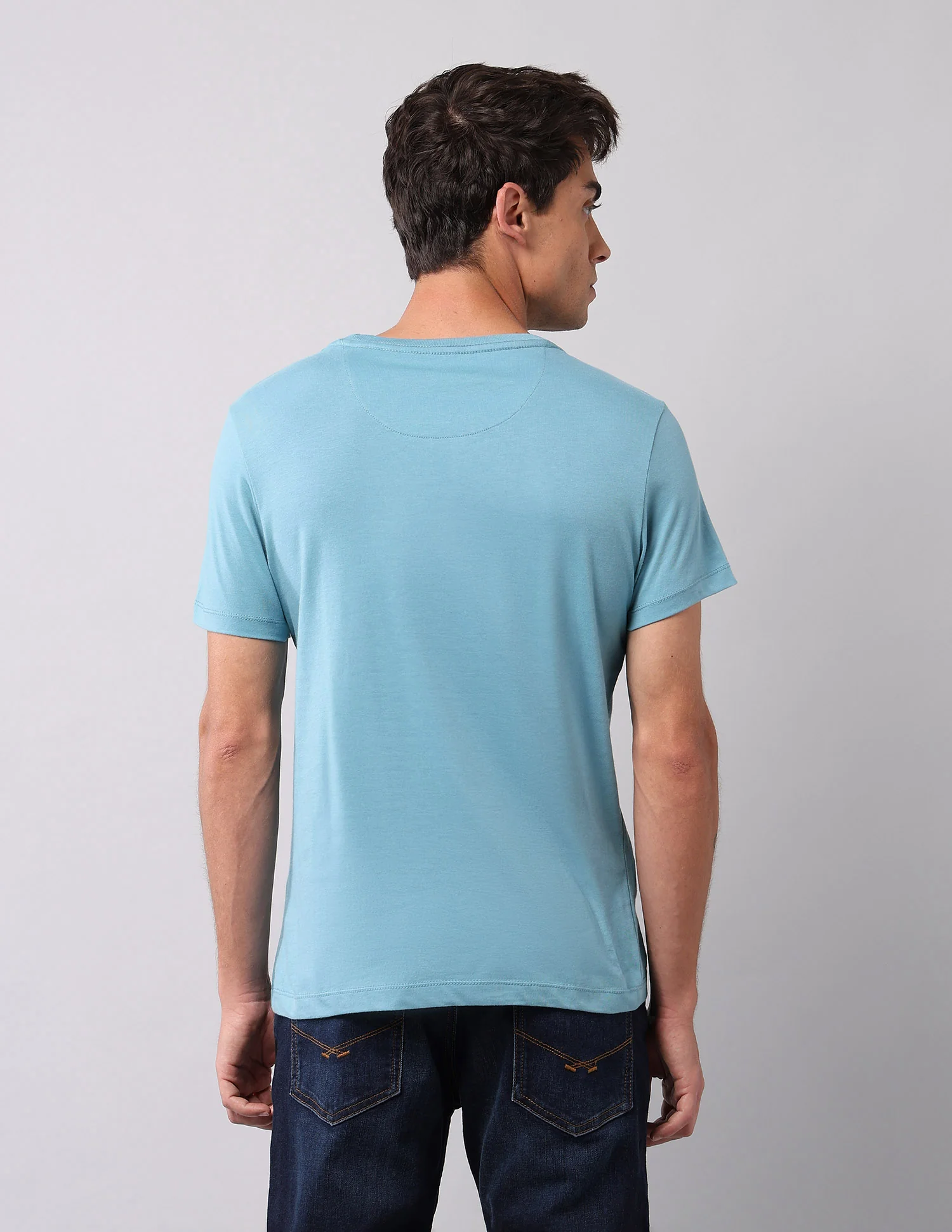 Pure Cotton Brand Printed T- Shirt - Image 5