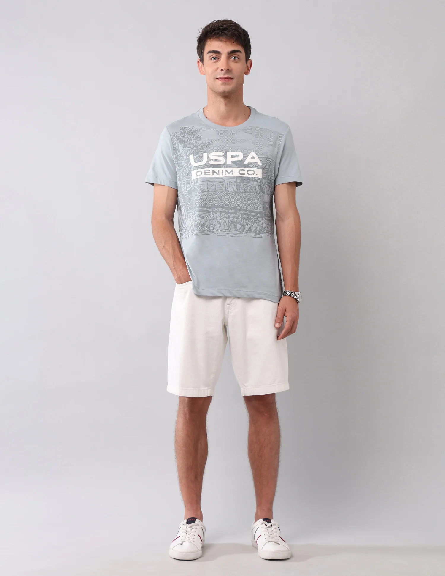 Pure Cotton Brand Printed T-Shirt - Image 3
