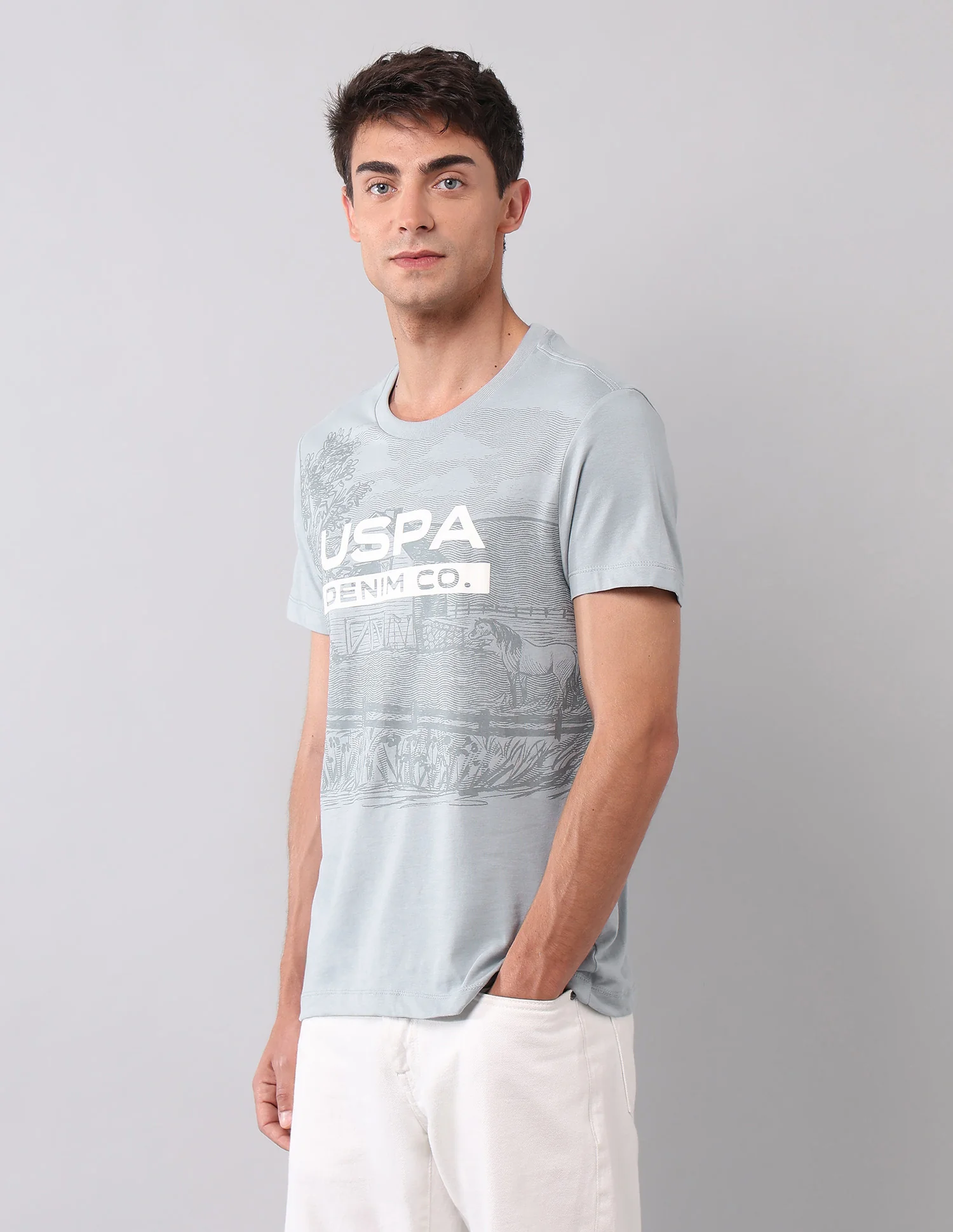 Pure Cotton Brand Printed T-Shirt - Image 4