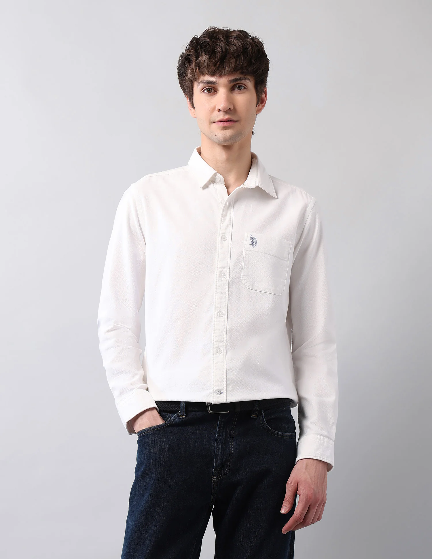 Pure Cotton Dobby Shirt