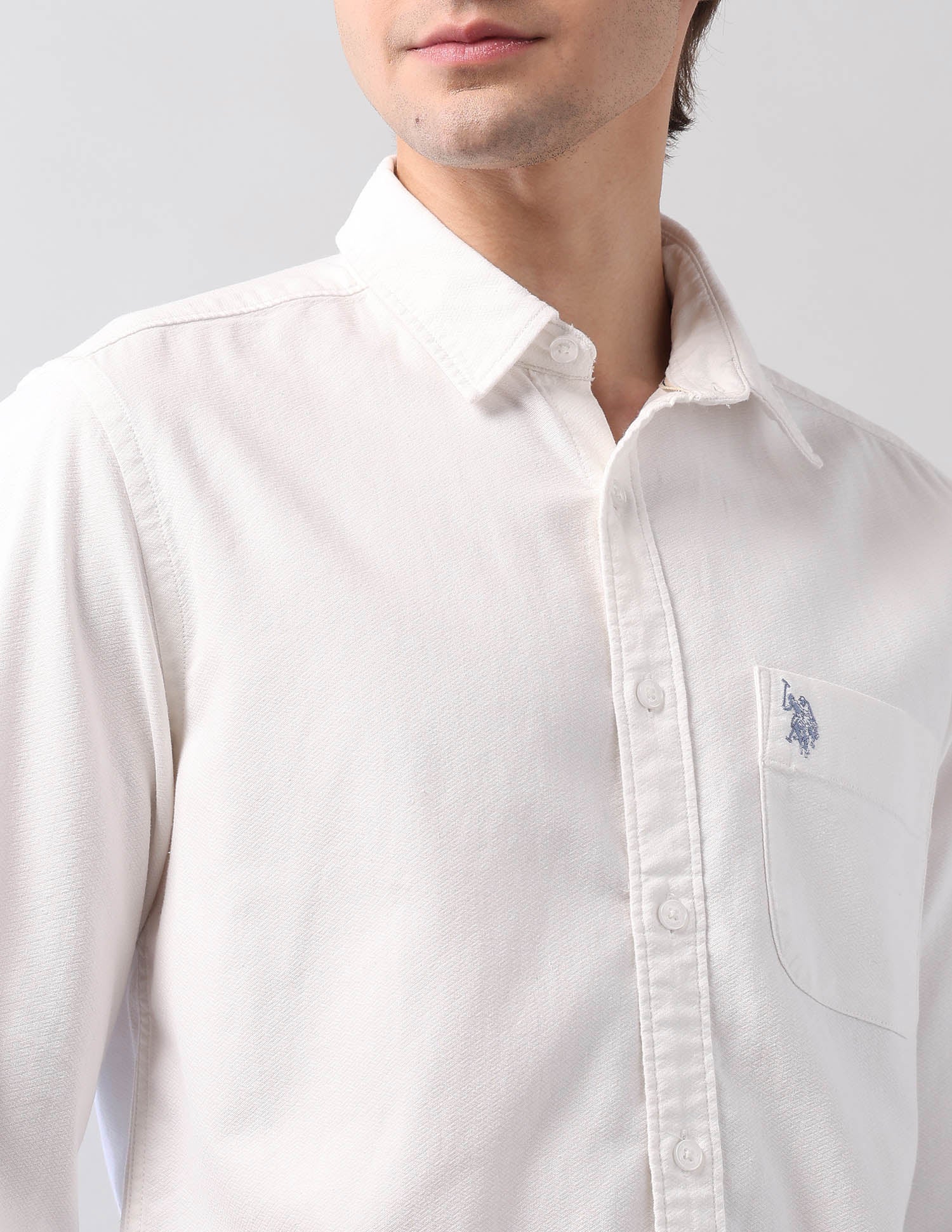 Pure Cotton Dobby Shirt - Image 7
