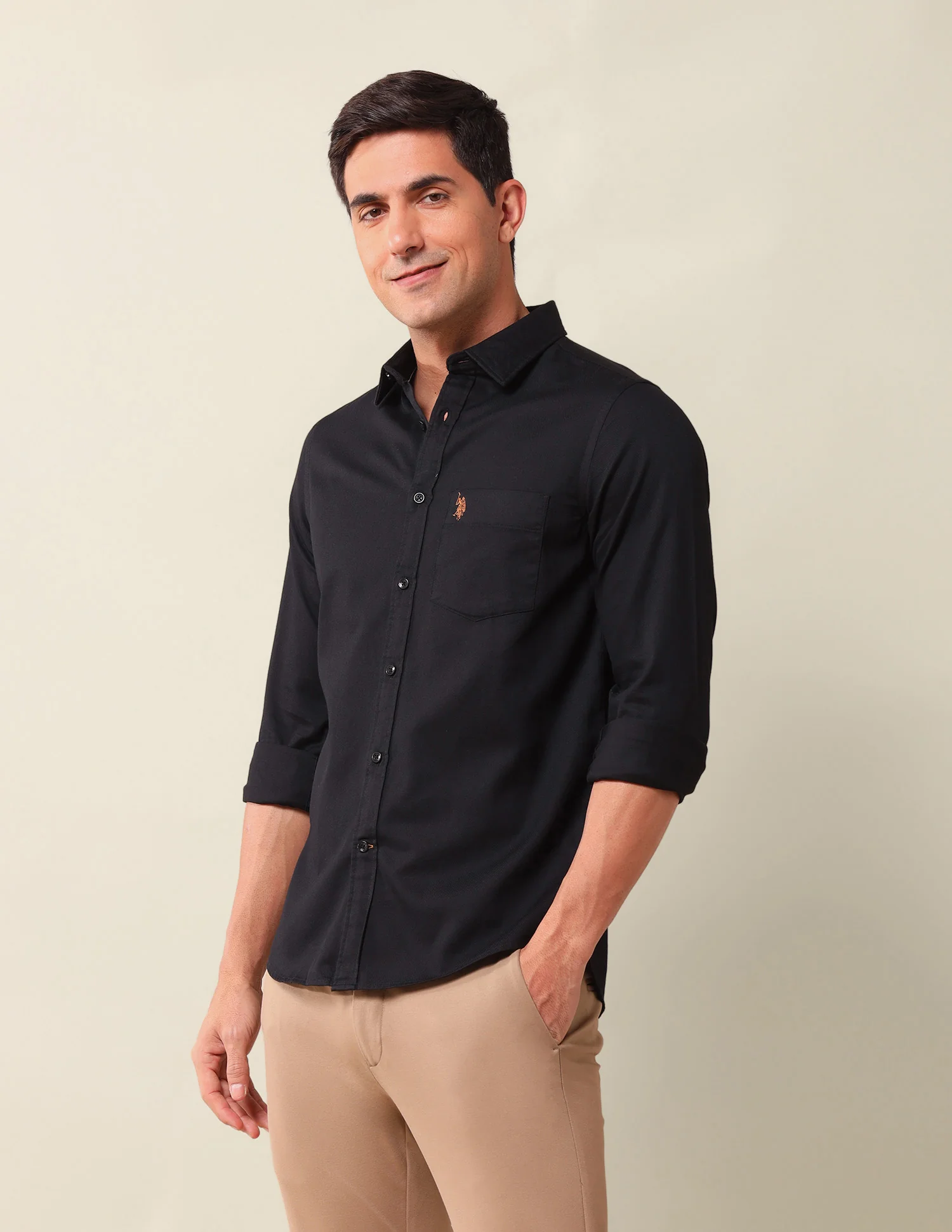 Pure Cotton Dobby Shirt - Image 4