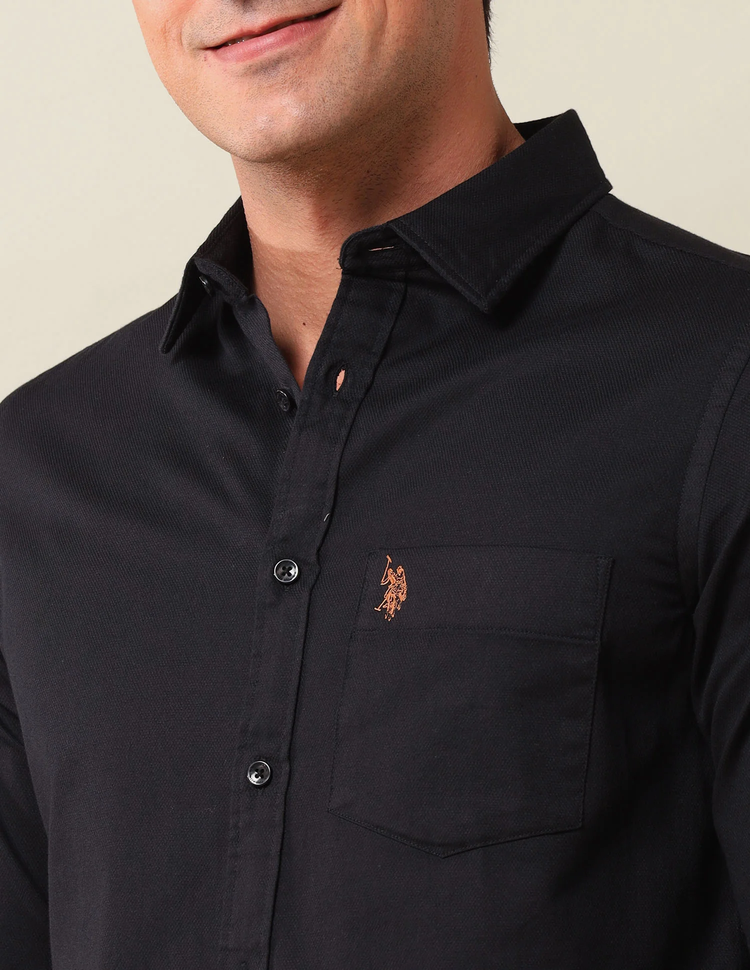 Pure Cotton Dobby Shirt - Image 7