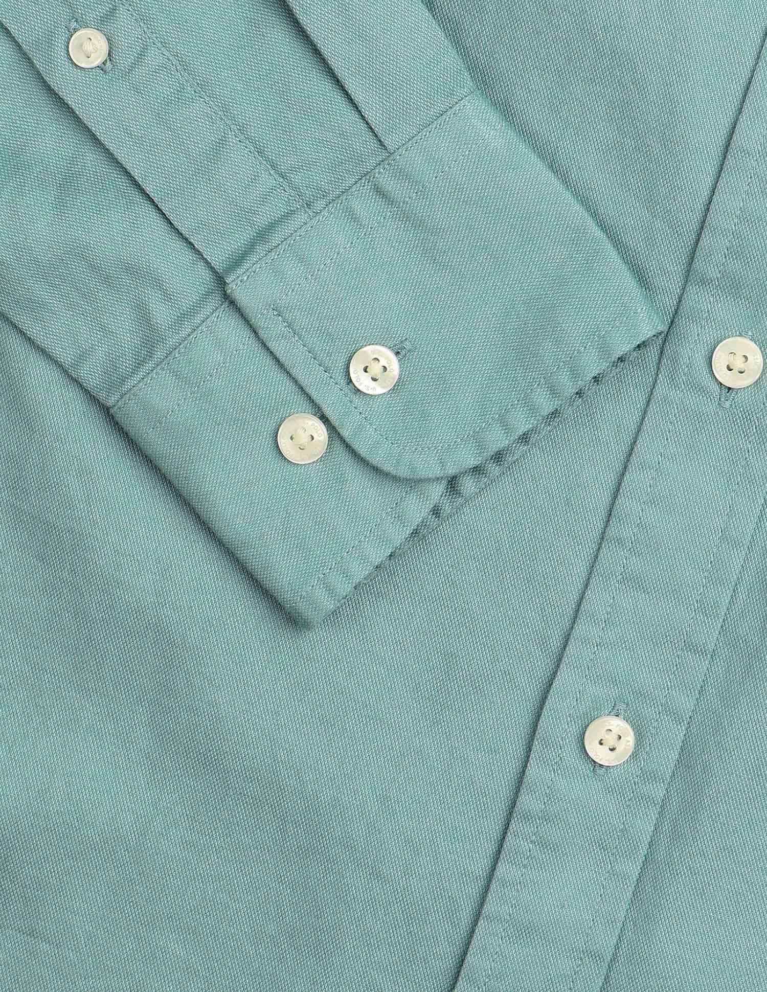 Pure Cotton Dobby Tailored Fit Shirt - Image 8