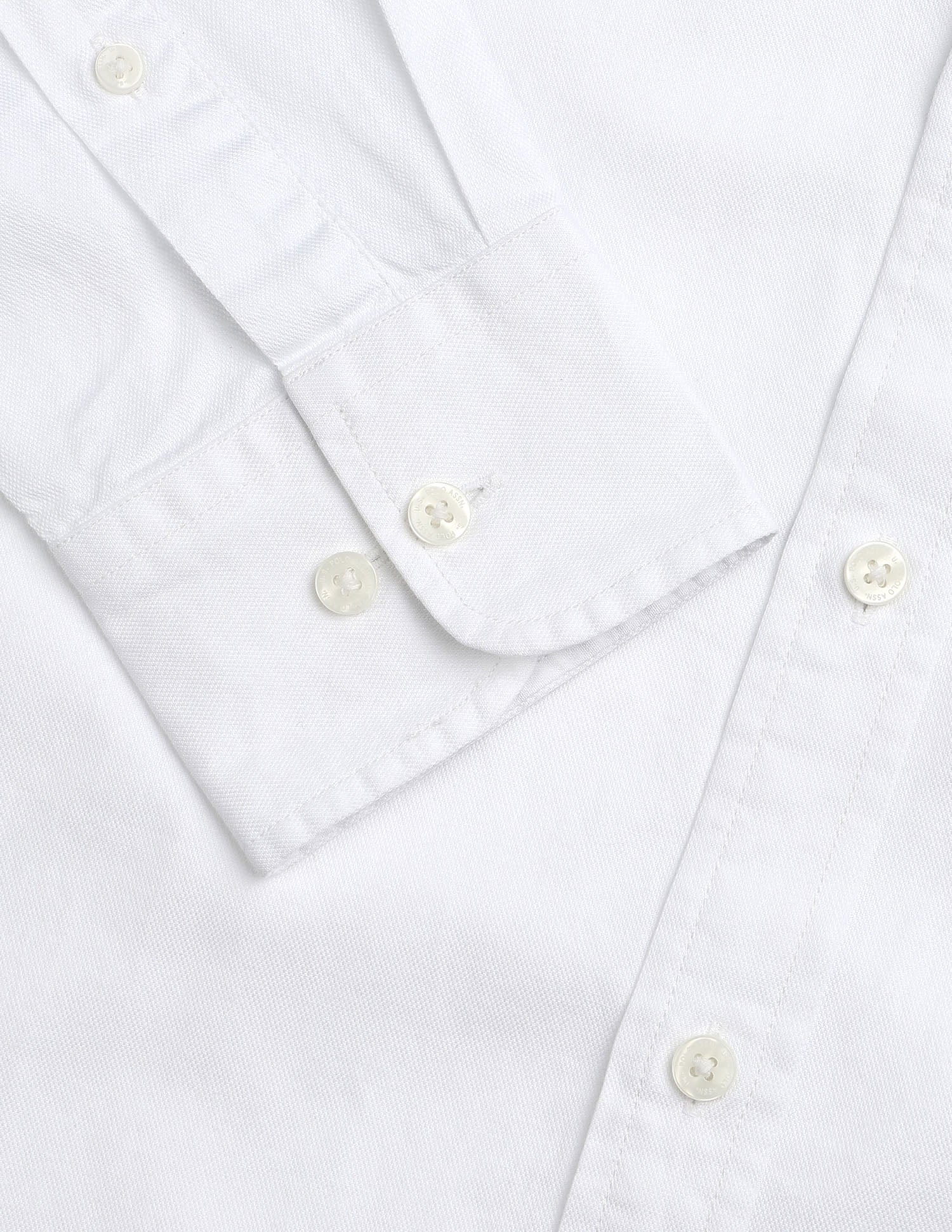 Pure Cotton Dobby Tailored Fit Shirt - Image 8