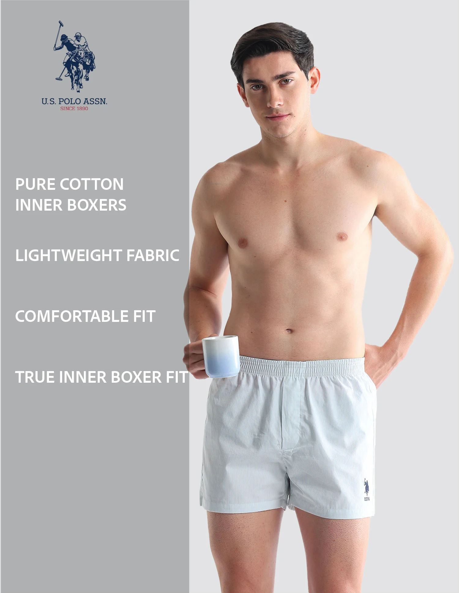 Pure Cotton EX004  Boxer Shorts - Pack of 1 - Image 8