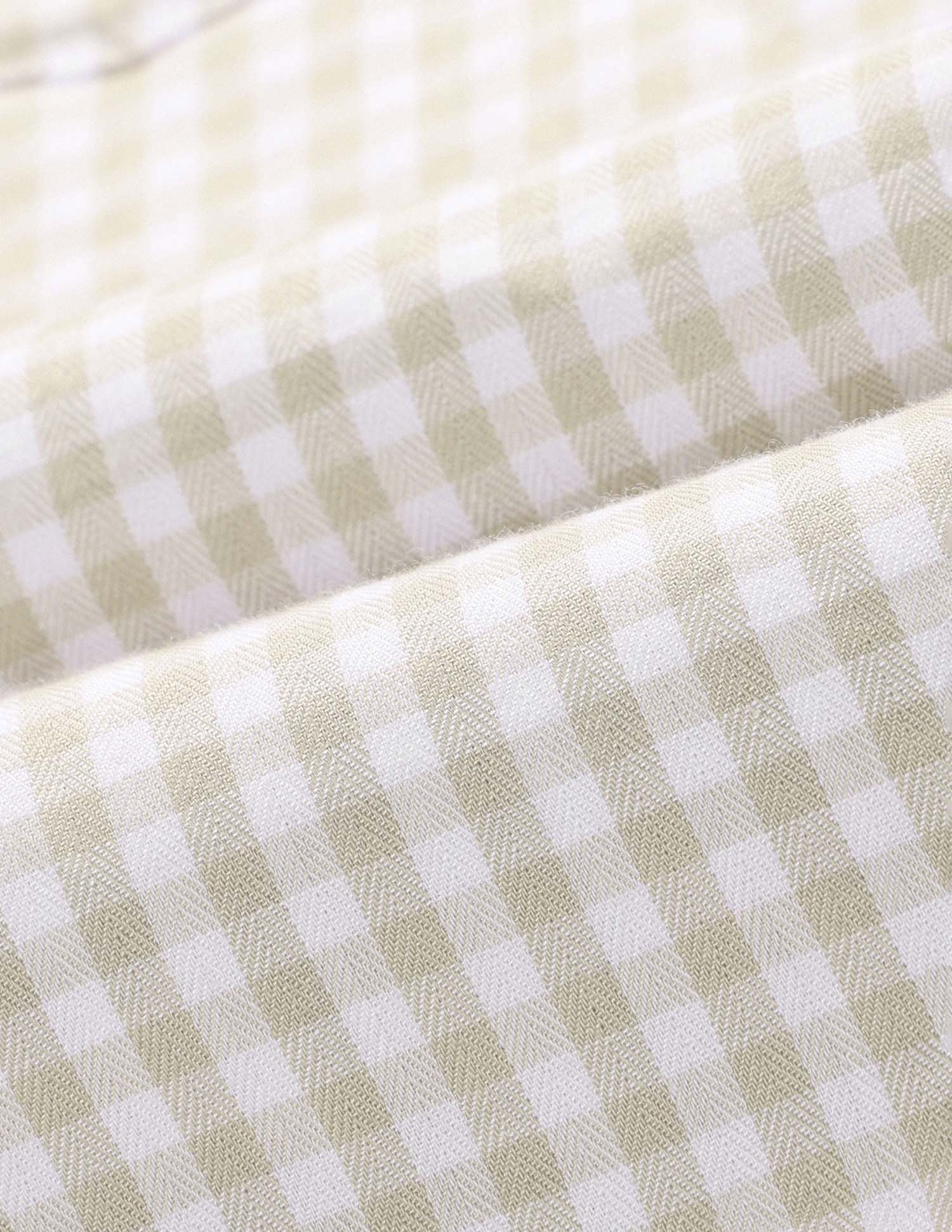 Pure Cotton Gingham Checked Shirt - Image 2