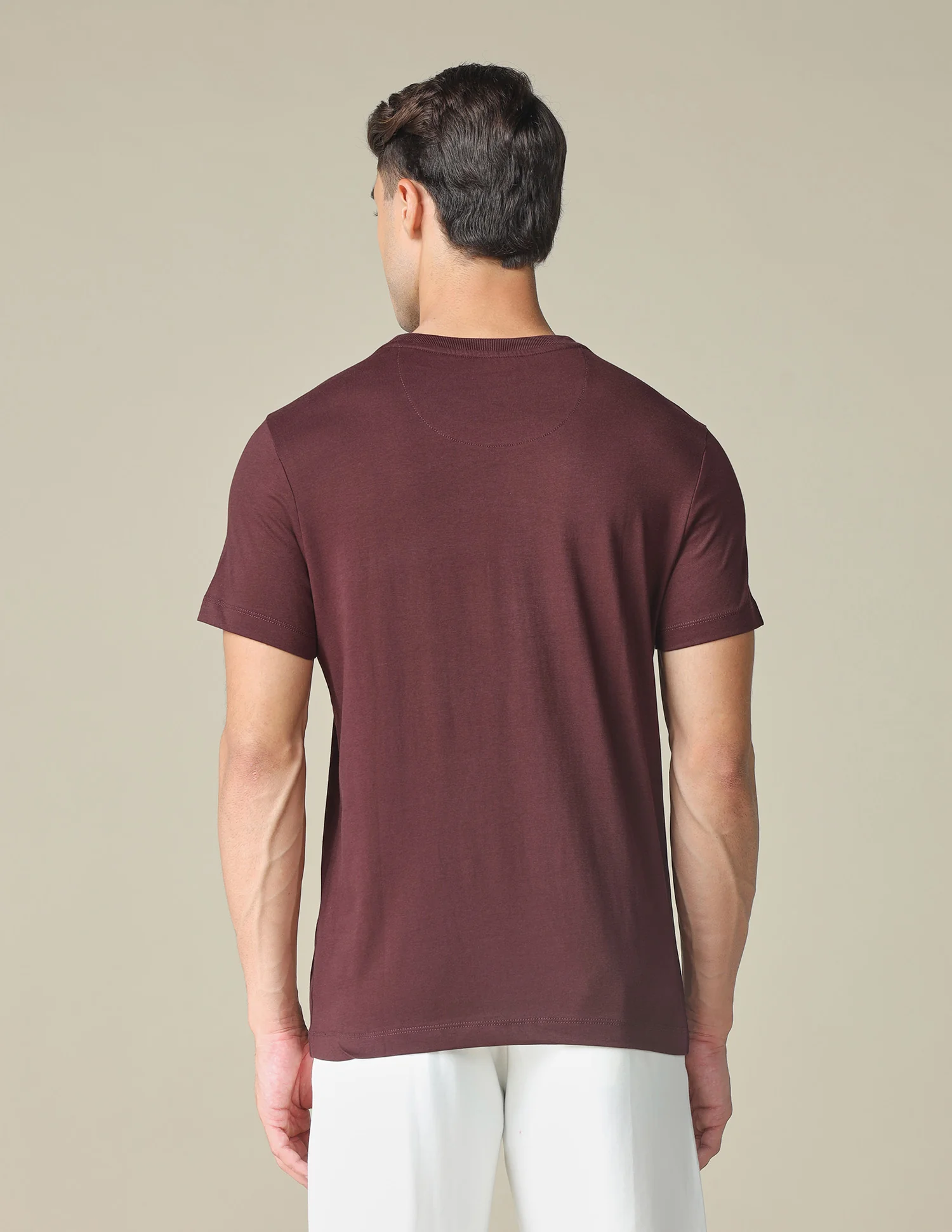 Pure Cotton Graphic Printed T- Shirt - Image 5