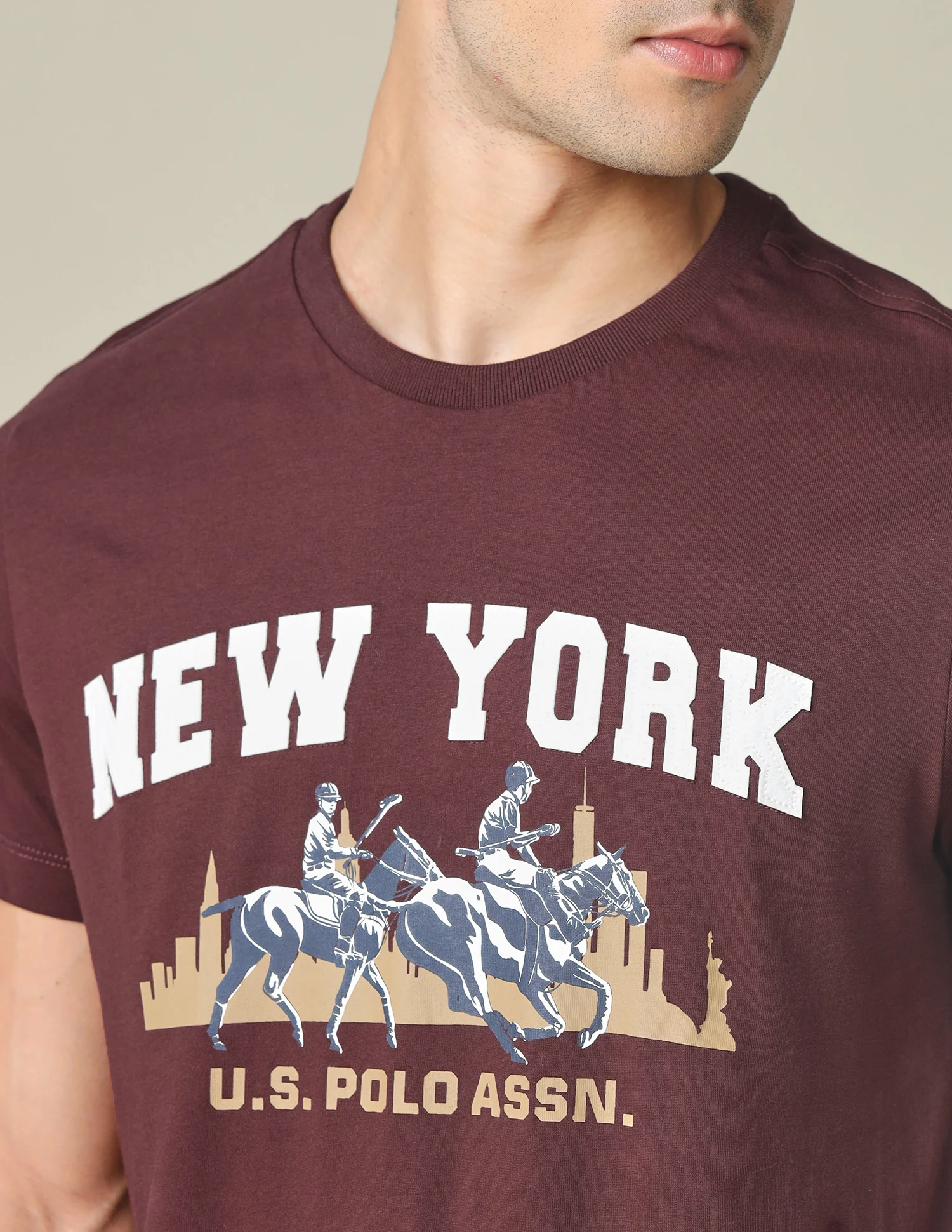 Pure Cotton Graphic Printed T- Shirt - Image 7