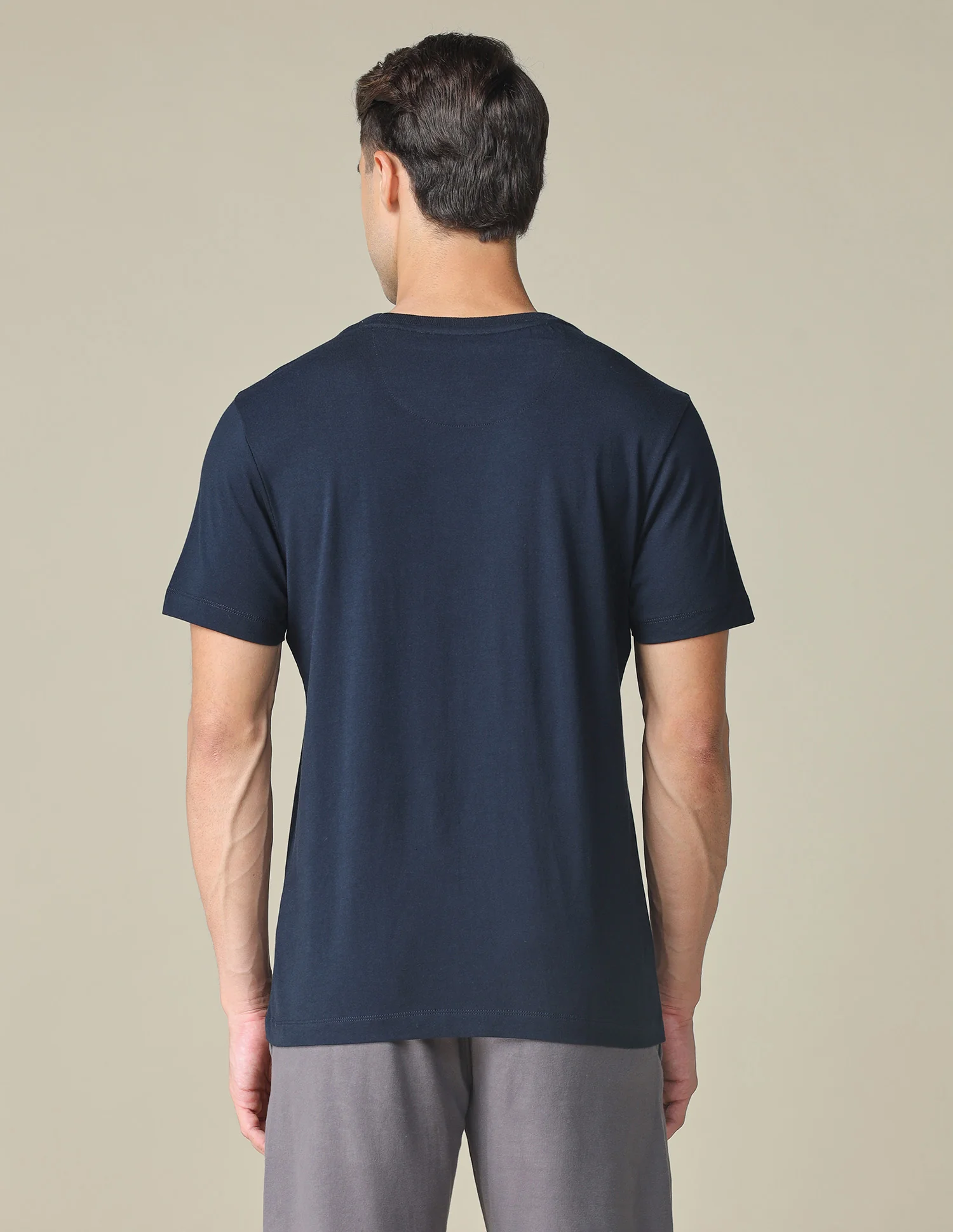 Pure Cotton Graphic Printed T- Shirt - Image 5