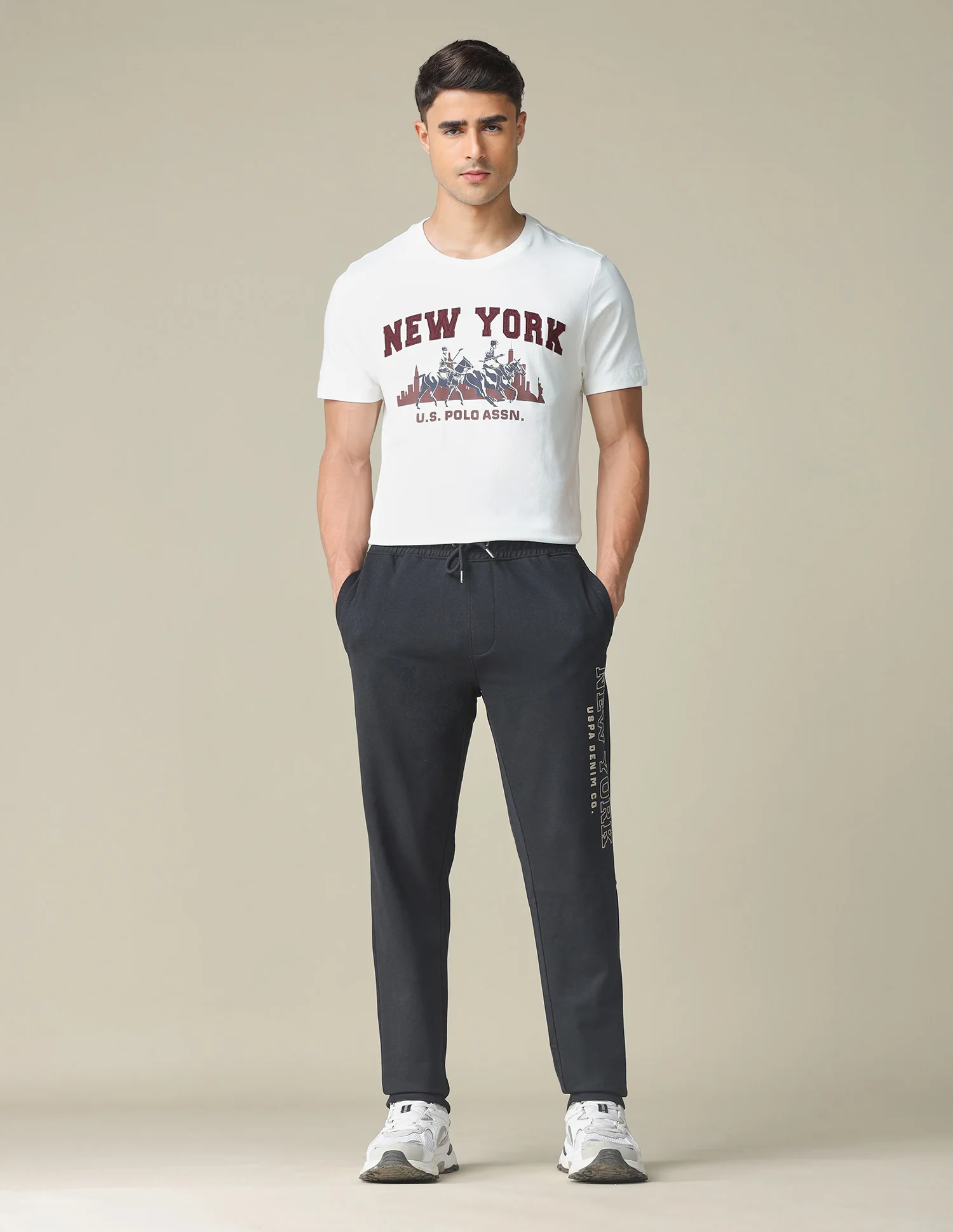 Pure Cotton Graphic Printed T- Shirt - Image 3