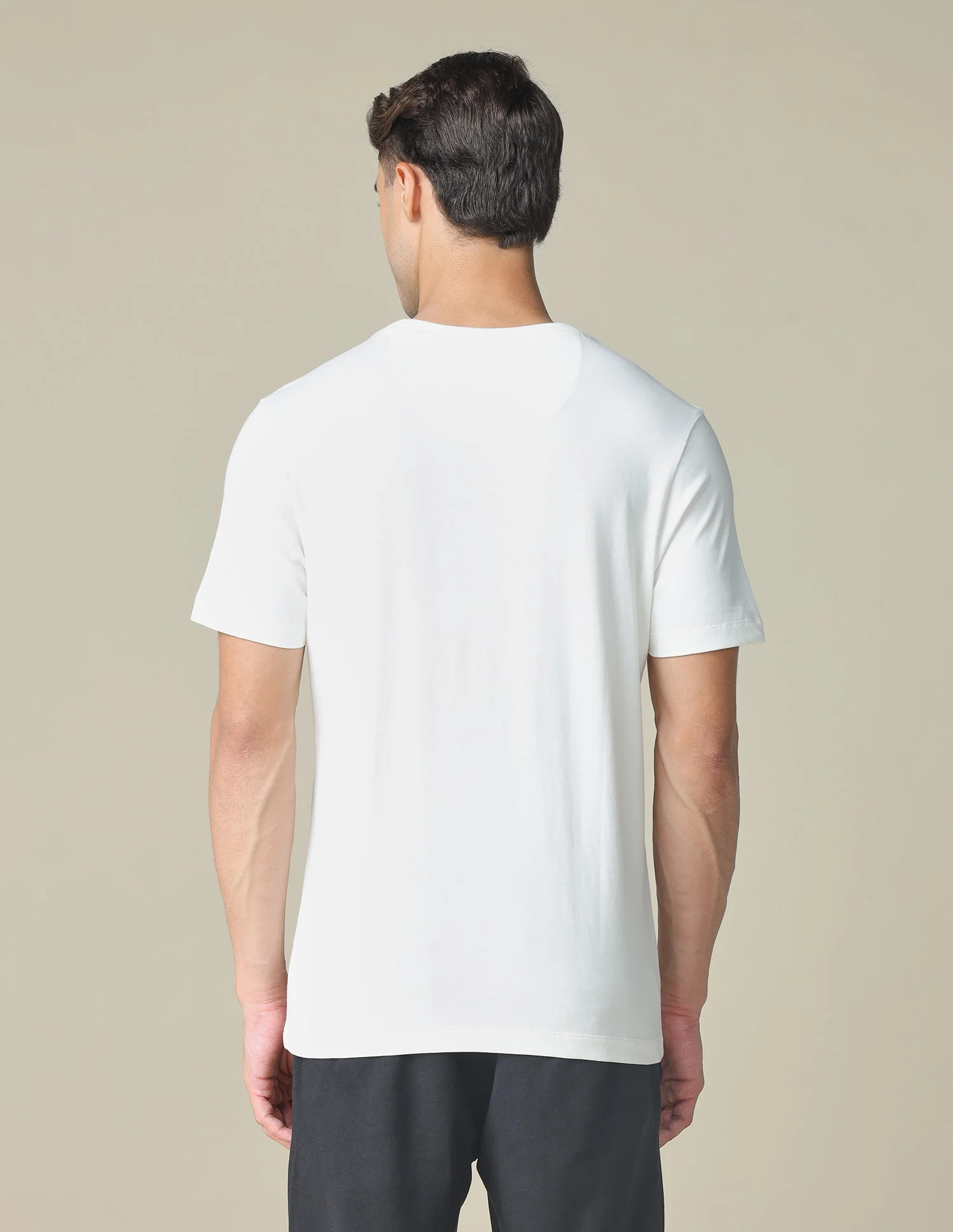 Pure Cotton Graphic Printed T- Shirt - Image 5