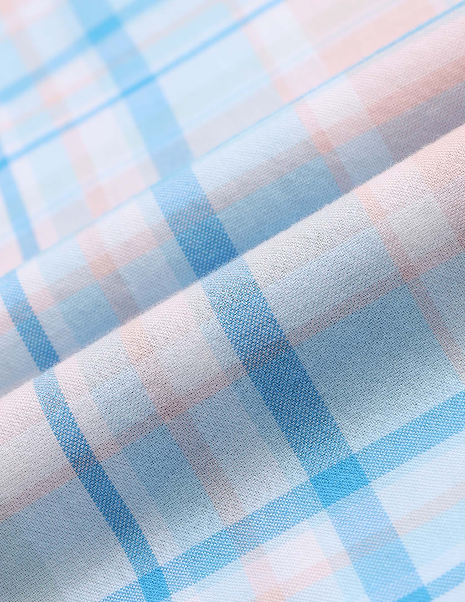 Pure Cotton Grid Tattersall Checked Shirt - Image 2