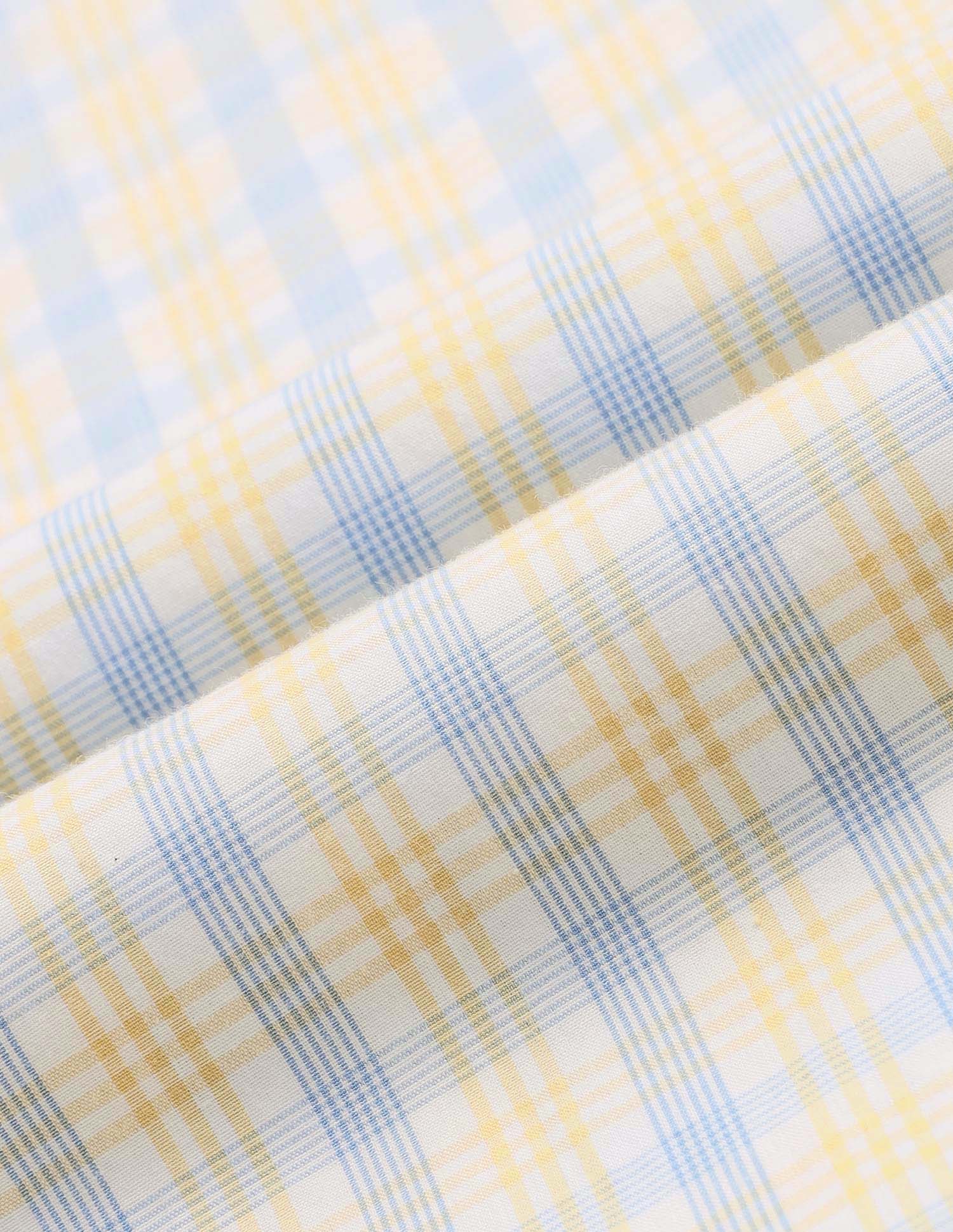 Pure Cotton Grid Tattersall Checked Shirt - Image 2