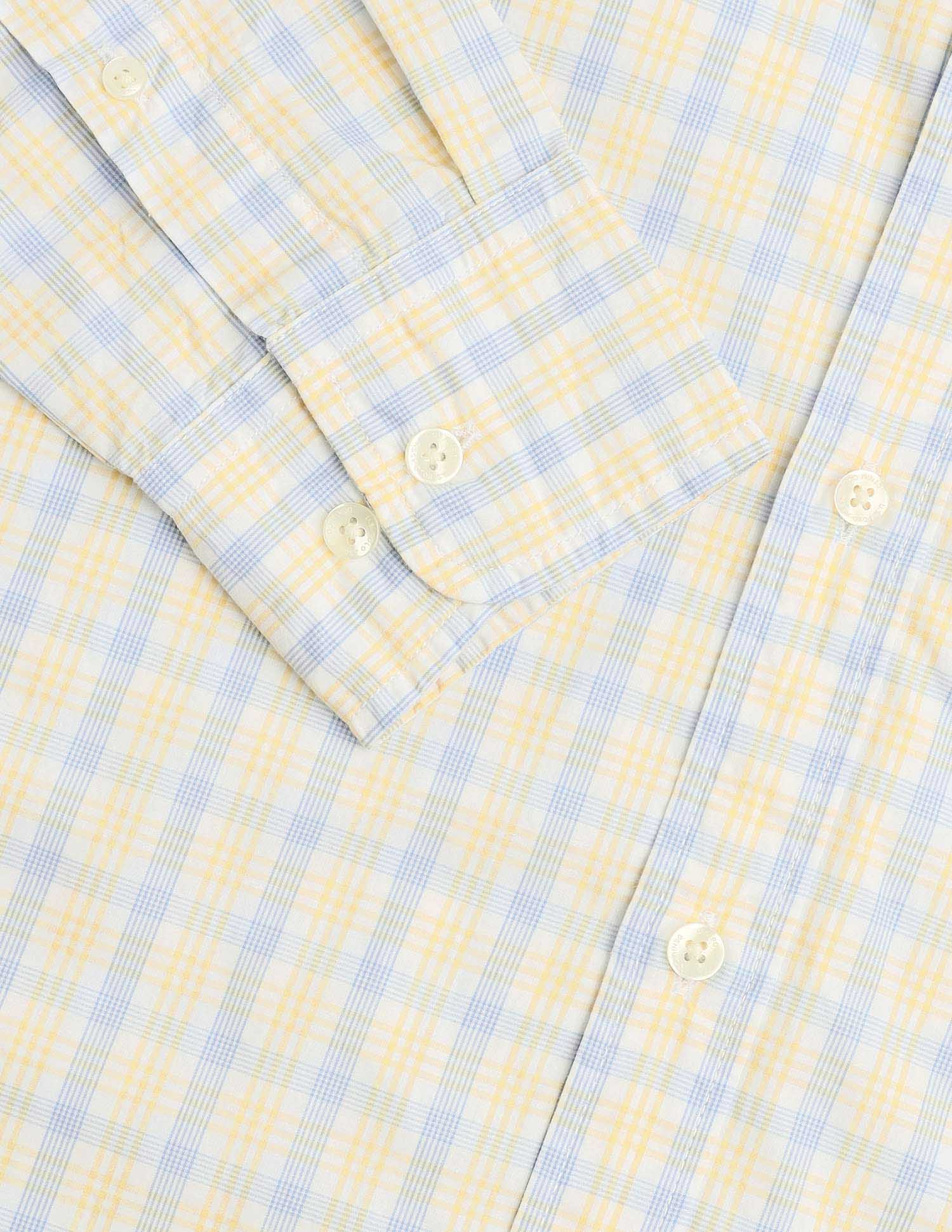 Pure Cotton Grid Tattersall Checked Shirt - Image 8