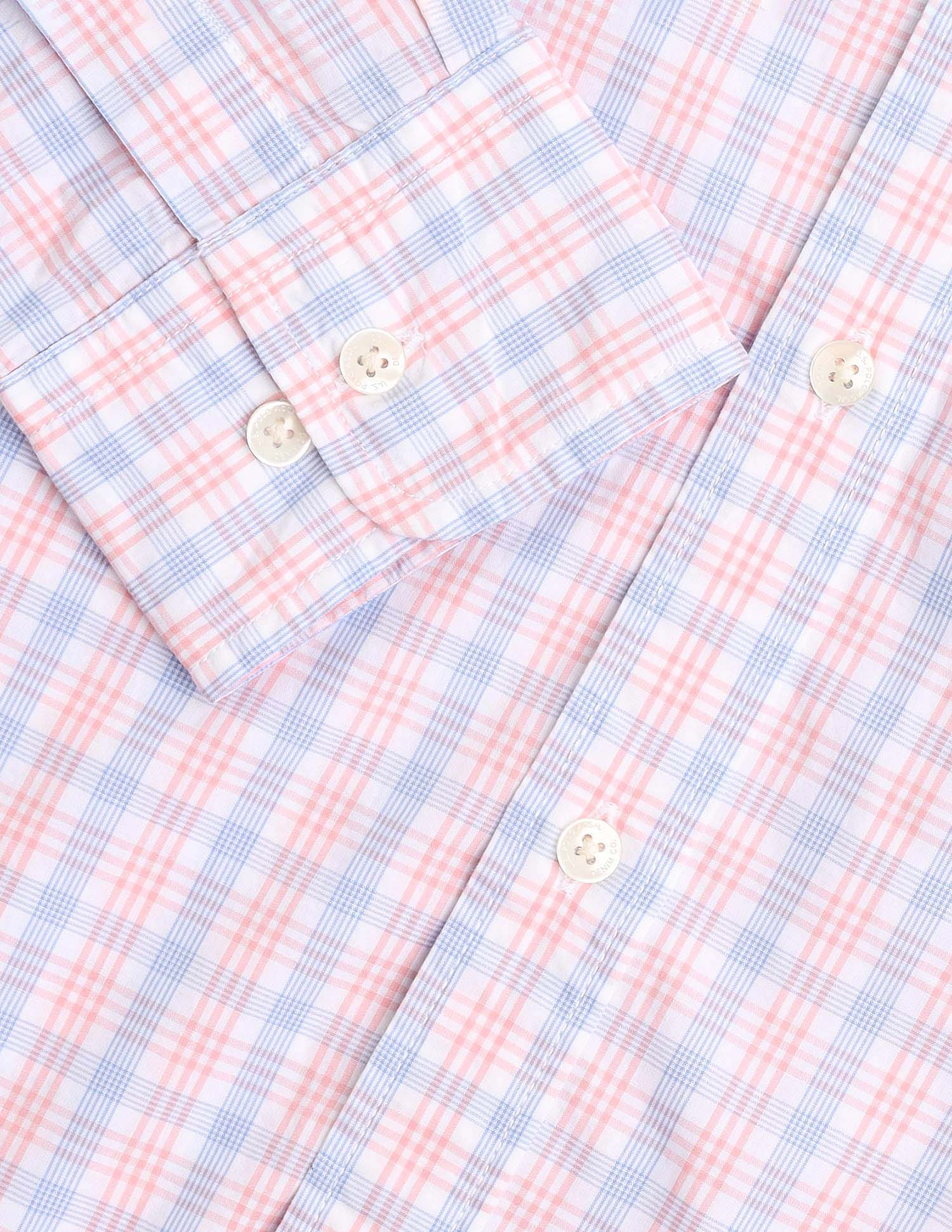 Pure Cotton Grid Tattersall Checked Shirt - Image 8