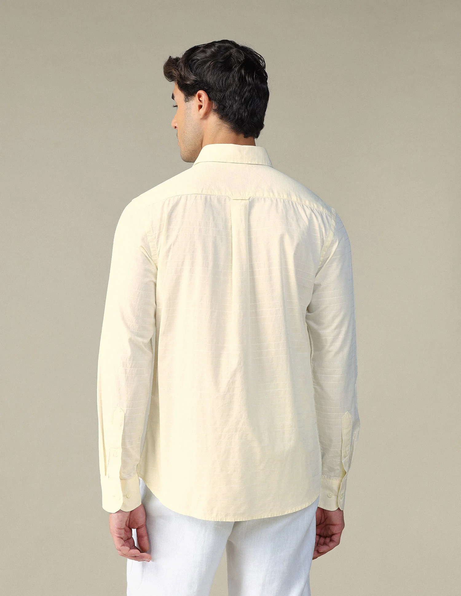 Pure Cotton Horizontal Striped Shirt - Image 5