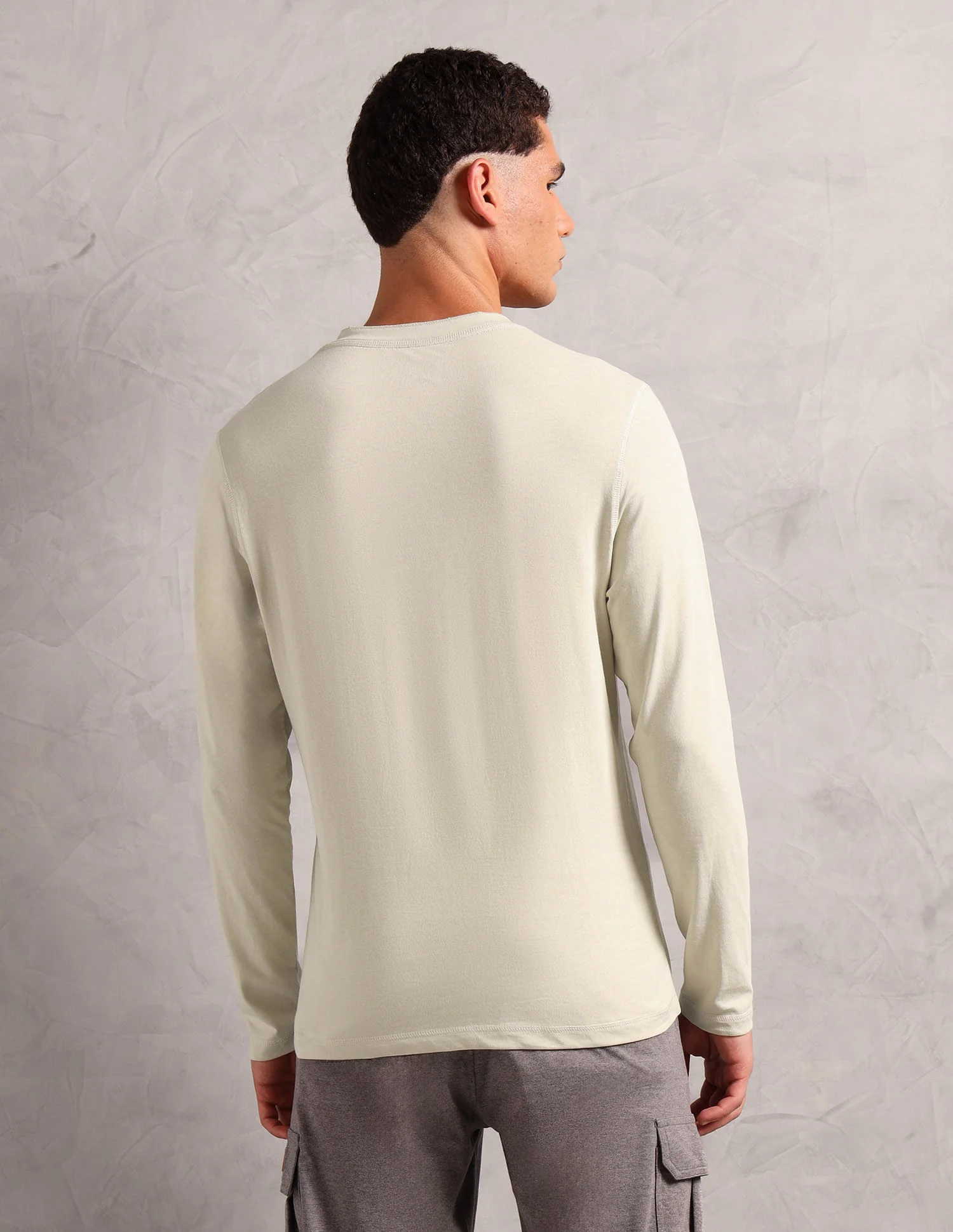 Pure Cotton I694 Lounge Henley T-Shirt - Pack Of 1 - Image 5